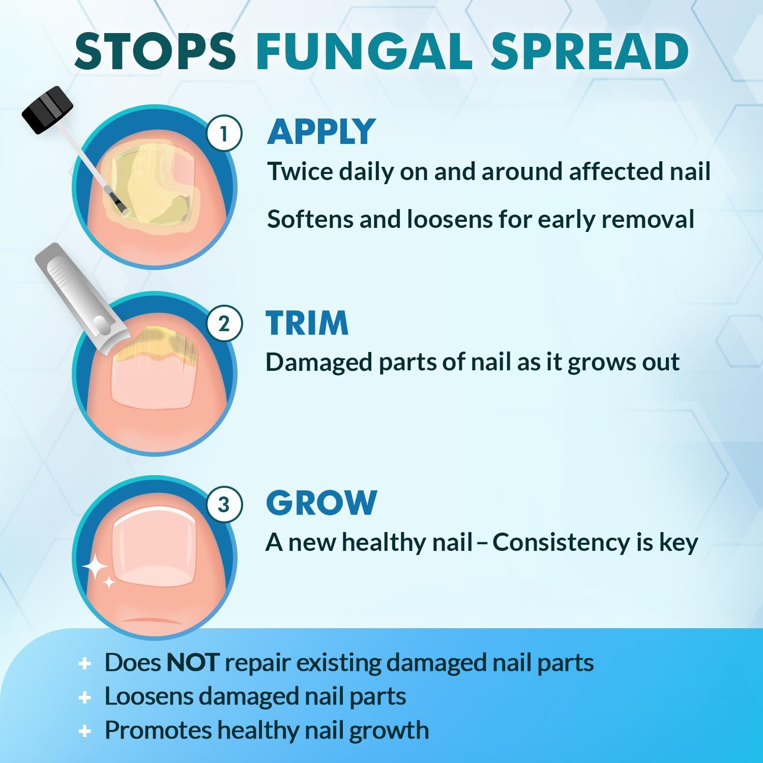 Ebanel Athlete's Foot Fungus Treatment Extra Strength, Antifungal Cream with Miconazole, Undecylenic Acid, Tea Tree Oil, Treats Skin Fungus Leading to Toenail Fungus, Promotes Healthy New Nail Growth - Image 6