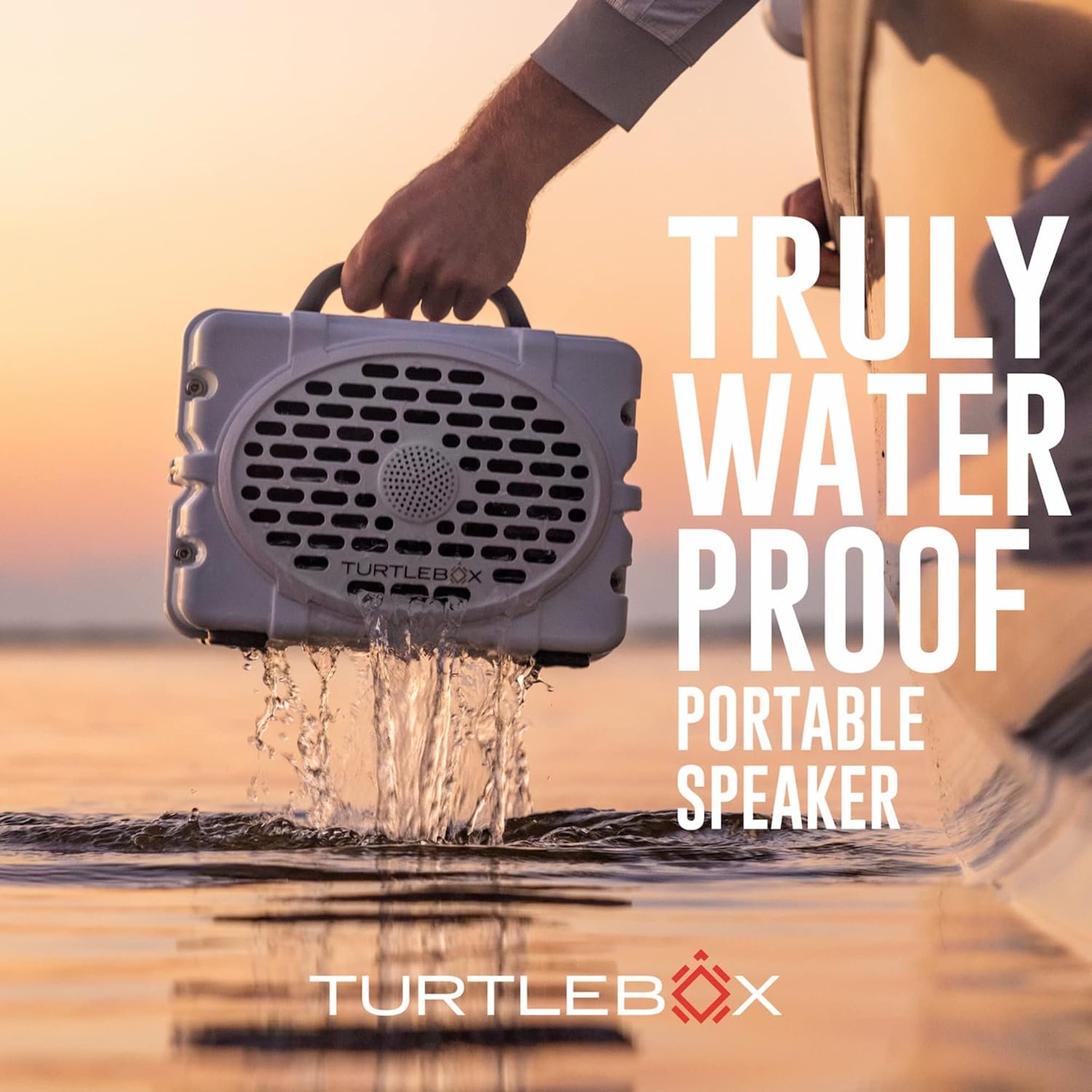 Turtlebox Gen 2: Loud! Outdoor Portable Bluetooth 5.0 Speaker | Rugged, IP67, Waterproof, Impact Resistant & Dustproof (Plays to 120db, Pair 2X for True L-R Stereo), Thunderhead Gray/Camo - Image 6