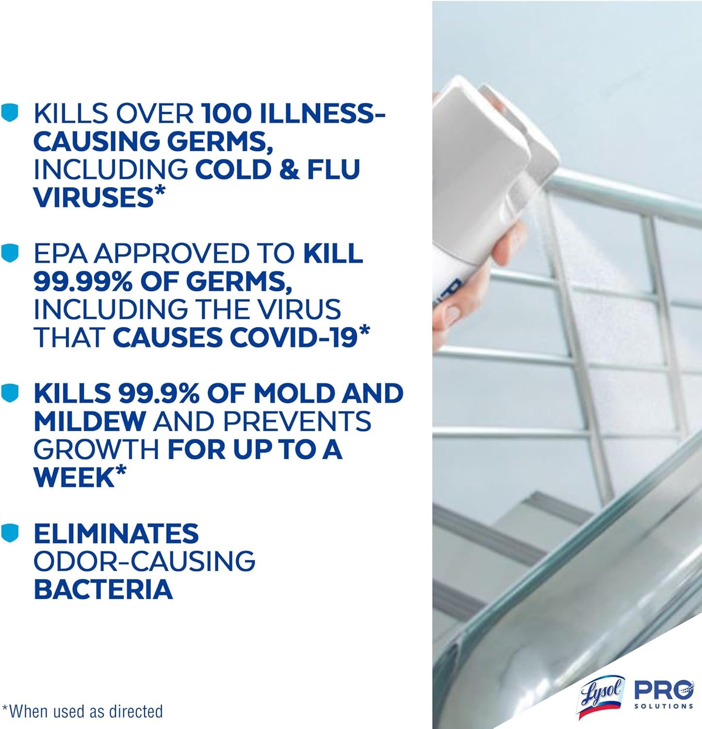 Lysol - RAC04675CT Professional Disinfectant Spray, Fresh, 228oz (12X19oz) - Image 9
