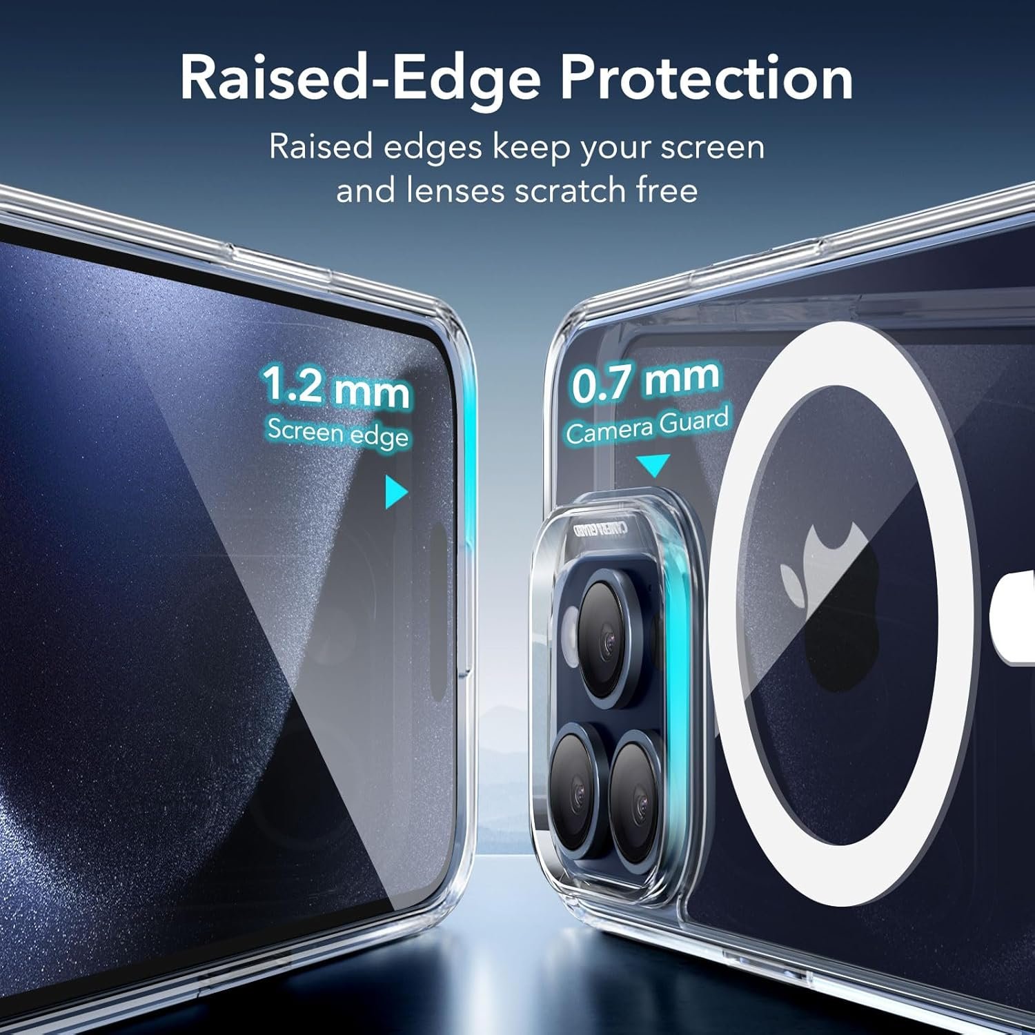 ESR for iPhone 15 Pro Max Case, Compatible with MagSafe, Military-Grade Protection, Yellowing Resistant, Scratch-Resistant Back, Magnetic Phone Case for iPhone 15 Pro Max, Classic Series, Clear - Image 7