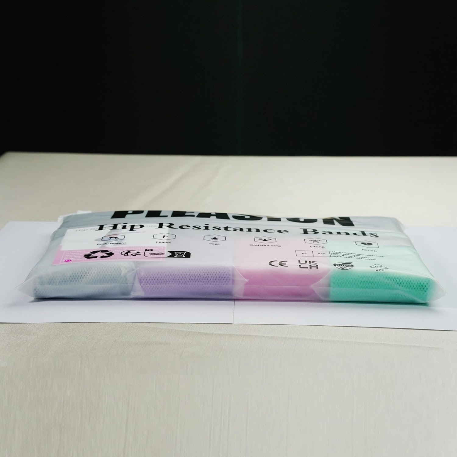 Fabric Resistance Bands for Working Out, 5 Levels Booty Bands for Women Men, Cloth Workout Bands Resistance Loop Exercise Bands for Legs Butt at Home Fitness, Yoga, Pilates - Image 9