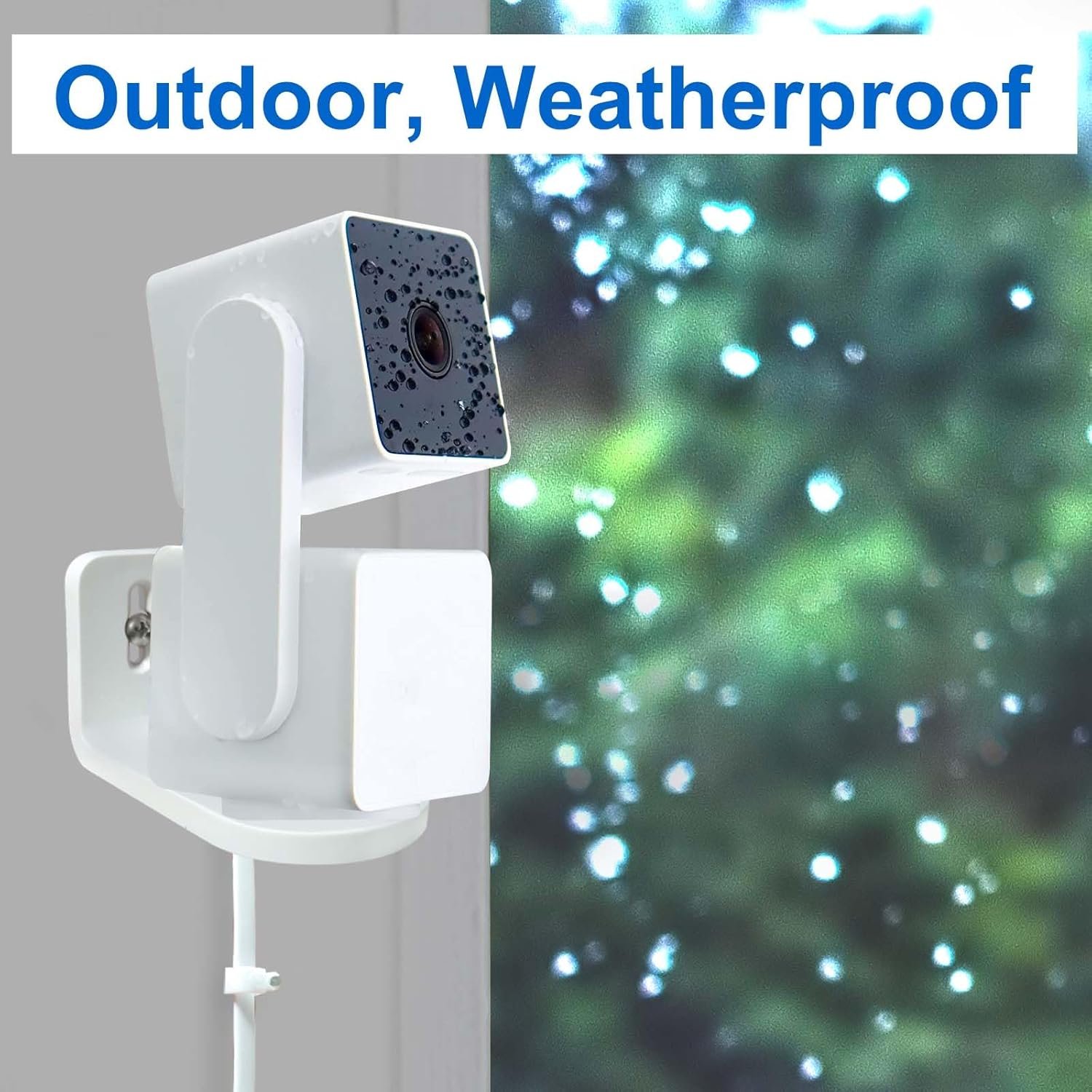 DIANMU 26FT Power Cord for Wyze Cam Pan V3 Indoor/Outdoor Camera, Blink Outdoor (3rd Gen), 90 Degree L-Shape Micro USB Flat Power Extension Weatherproof Charging Cord 2 Pack (Not for Wyze Cam V3) - Image 7