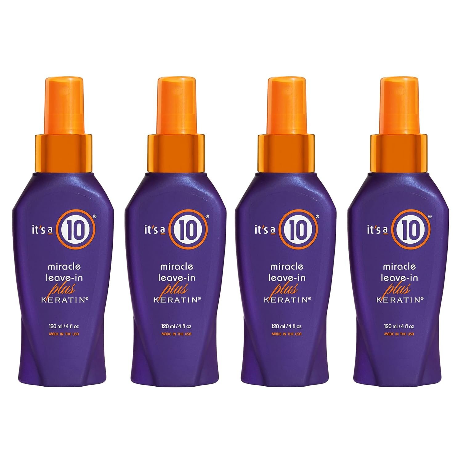 It's a 10 Haircare Miracle Leave-In Plus Keratin Spray, 4 fl. oz. (Pack of 4) - Image 2
