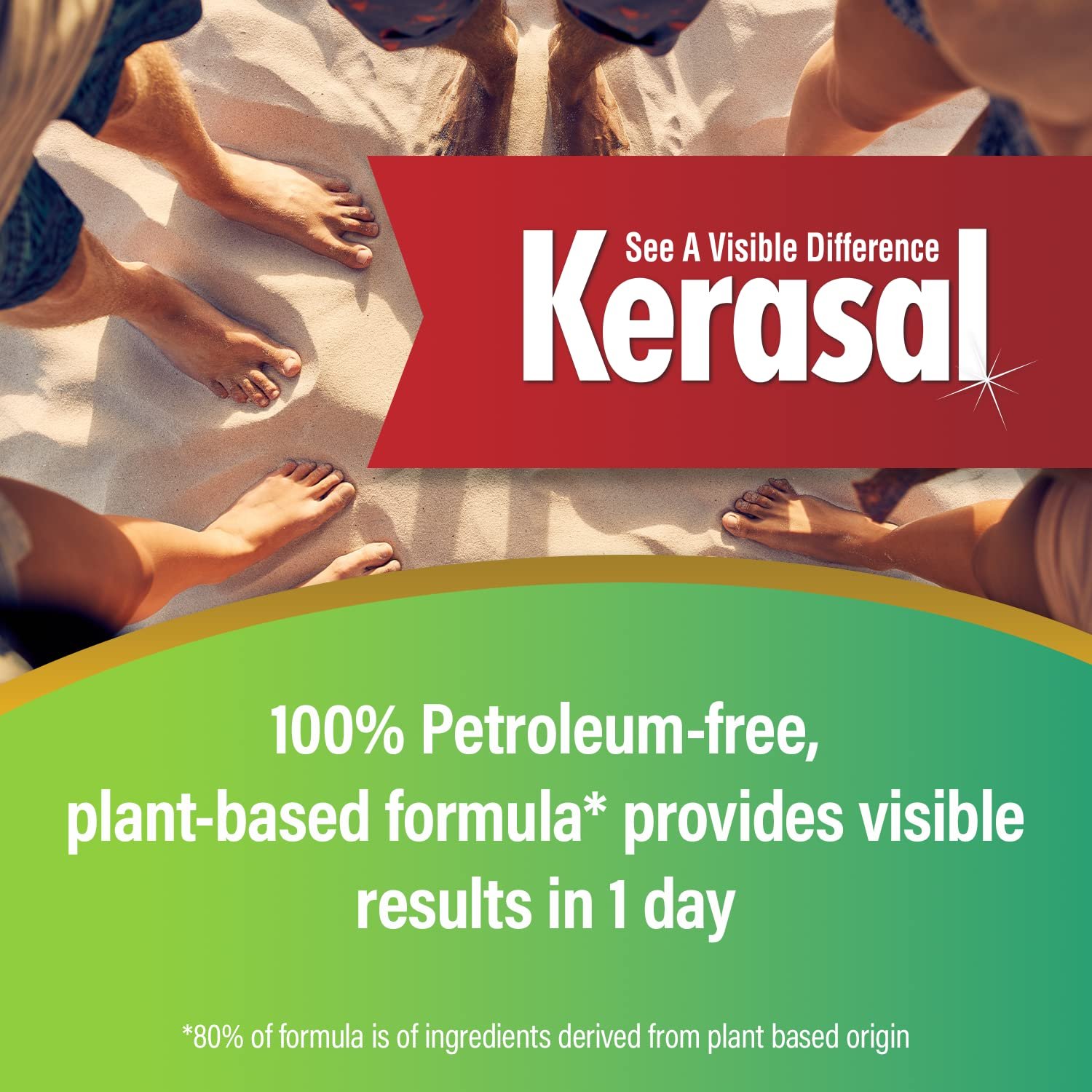 Kerasal Botanicals Intensive Foot Repair, Skin Healing Ointment for Cracked Heels and Dry Feet, 1 oz - Image 4