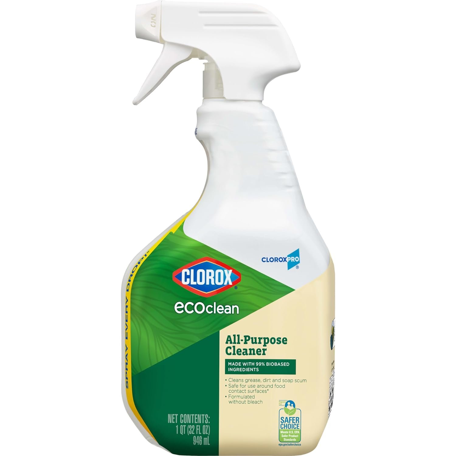 Clorox CloroxPro EcoClean All-Purpose Cleaner Spray Bottle, 32 Fluid Ounces - Image 2