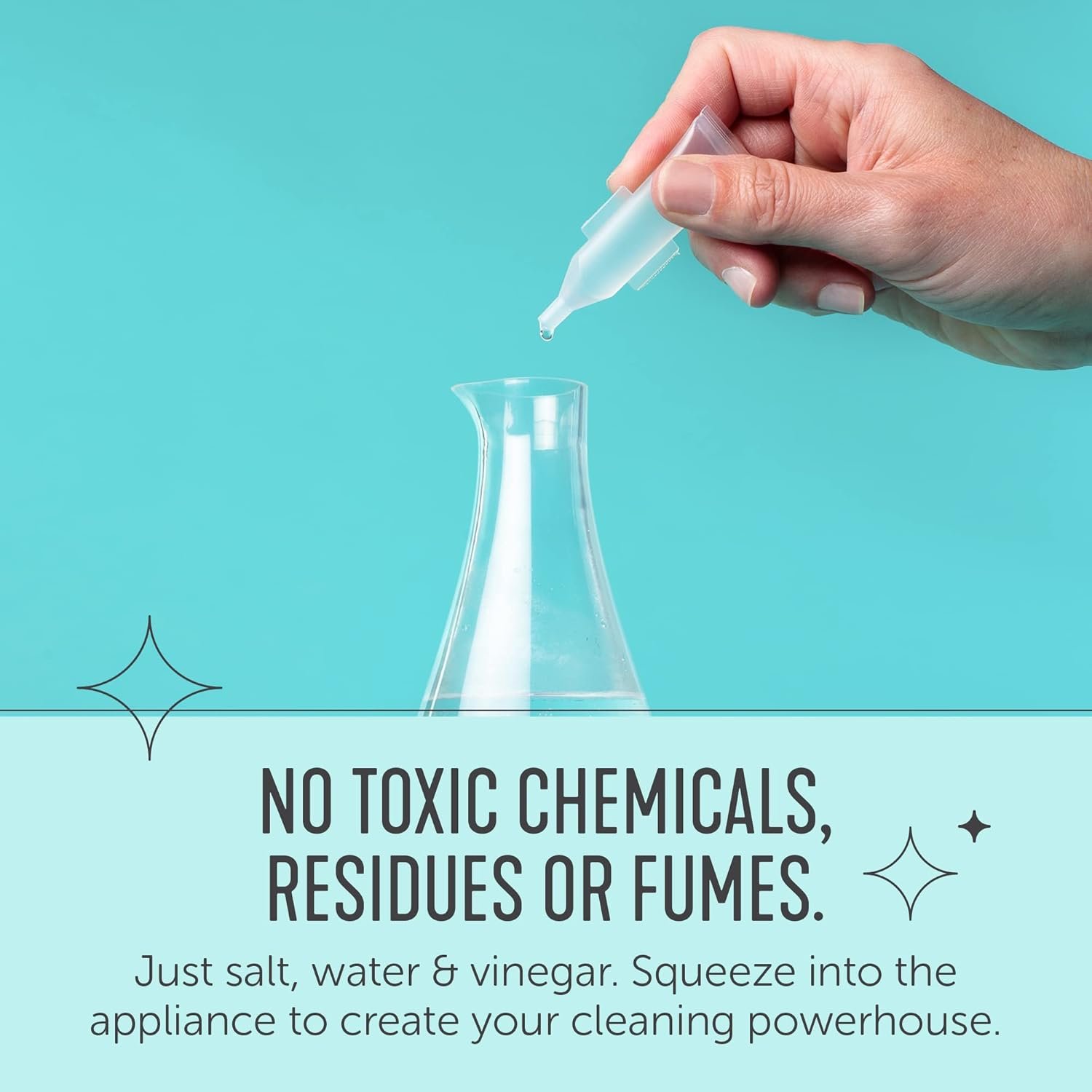 Force of Nature Activator Capsules - Concentrate Refills for Eco-Friendly, All Purpose Disinfectant Cleaning Spray - Kitchen, Bathroom, Toilet, Glass - Cleaning Supplies, 50 Count, Year Supply (3ml) - Image 6