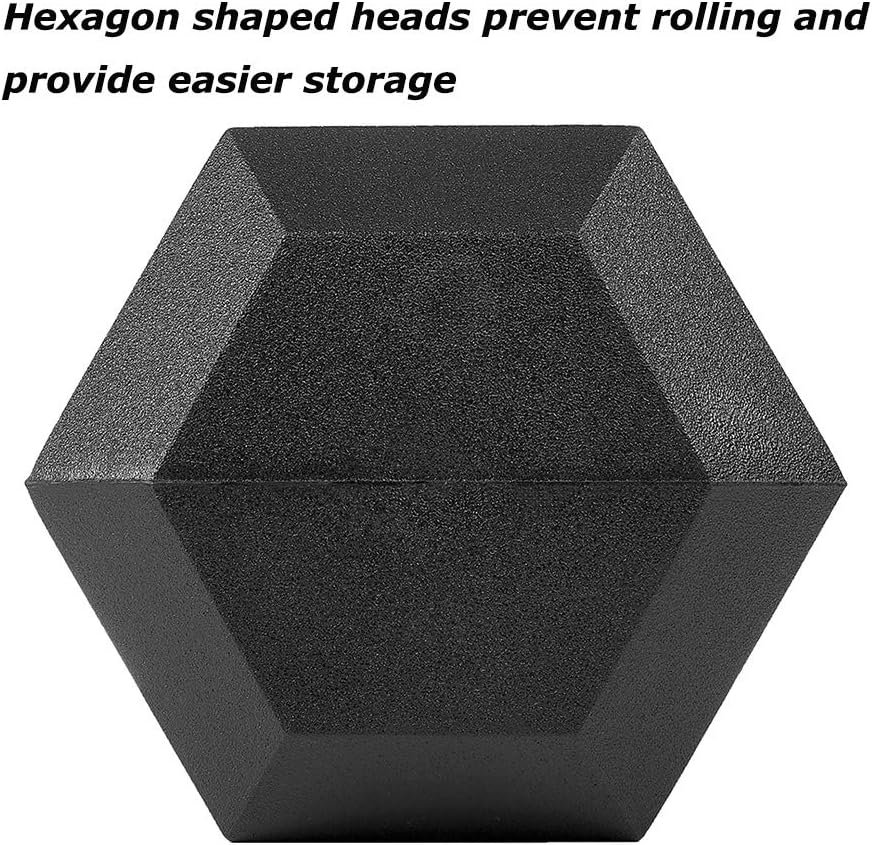 PAPABABE Dumbbell Set 60 lb, 100 lb, 150 lb, 170 lb, 210 lb, 230 lb Dumbbells with Rack for Home Gym Strength Training and Fitness - Image 8