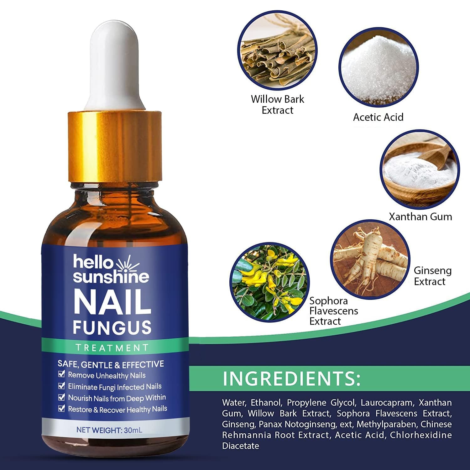 Toenail Fungus Treatment Extra Strength: Toenail Fungus Treatment - Toe Nail Fungus Treatments - Nail Fungus Treatment Extra Strength - Nail Renewal Liquid for Damaged and Discolored Nails (1 FL OZ) - Image 7