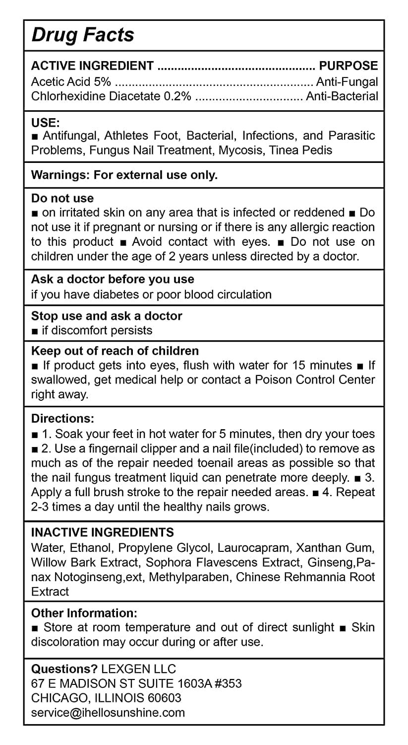 Toenail Fungus Treatment Extra Strength: Toenail Fungus Treatment - Toe Nail Fungus Treatments - Nail Fungus Treatment Extra Strength - Nail Renewal Liquid for Damaged and Discolored Nails (1 FL OZ) - Image 8