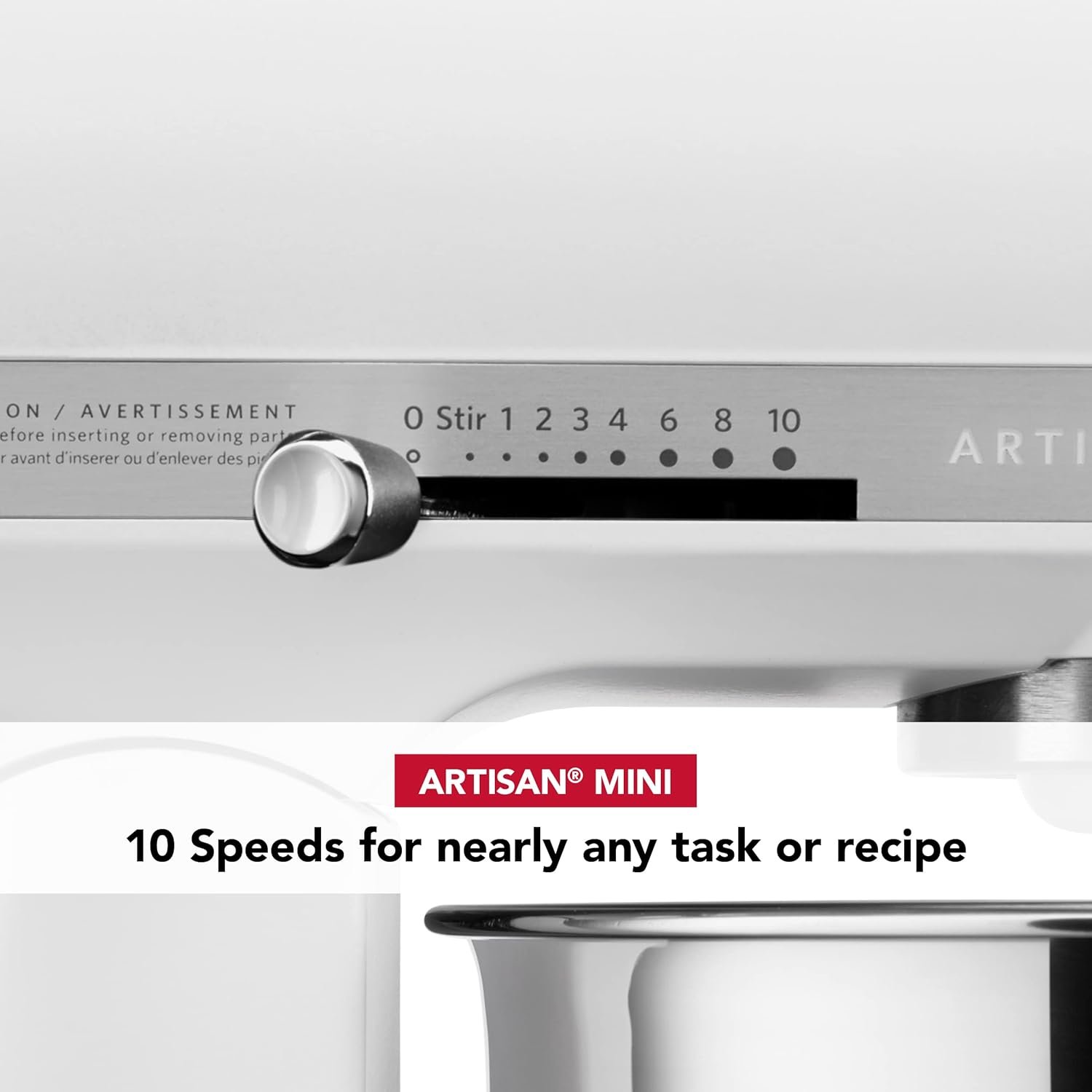 Kitchenaid Artisan Mini Plus 3.5-Qt. Tilt-Head Stand Mixer with Flex Edge Beater,Matte White - Image 6