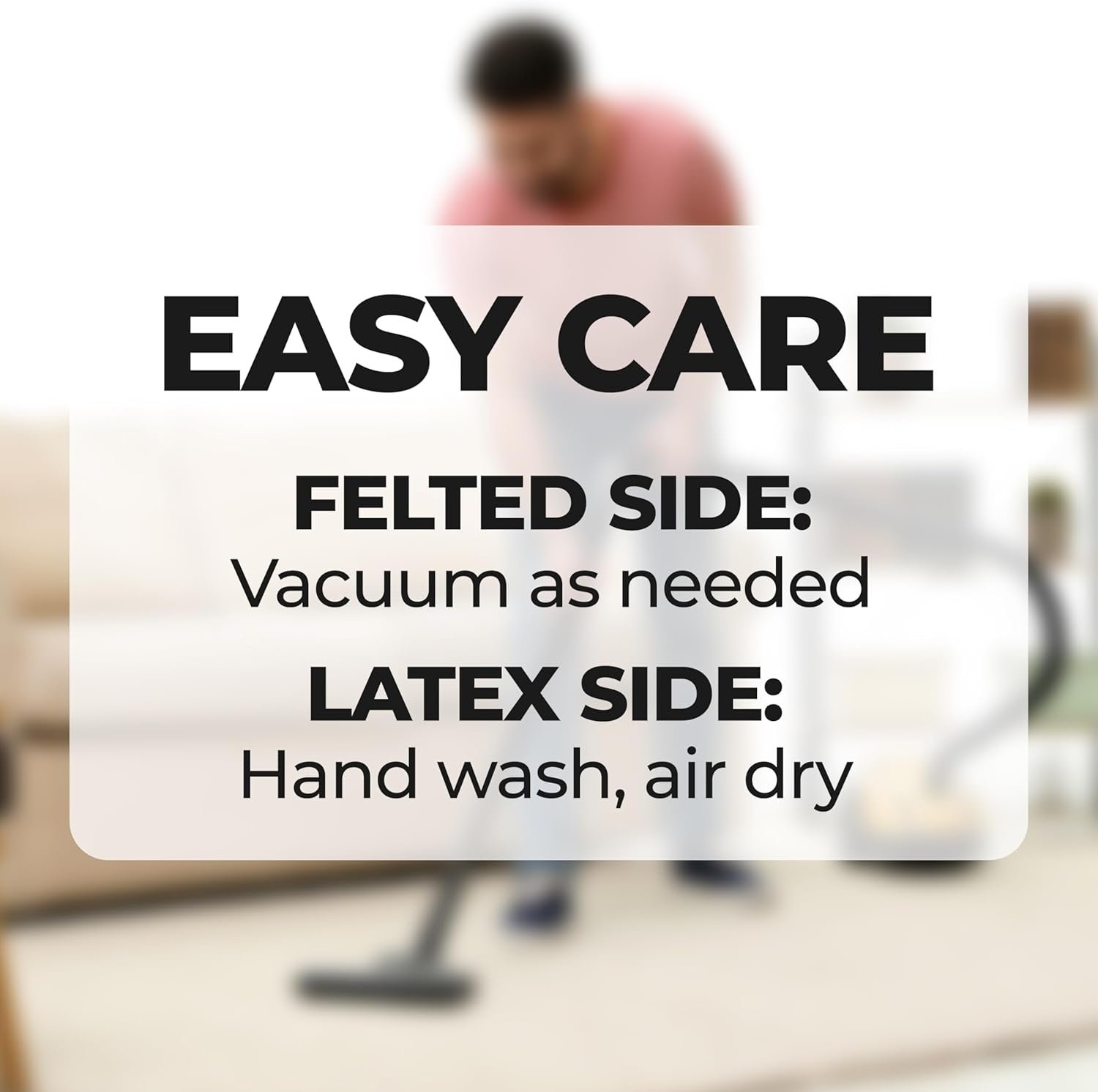 Superior Indoor Area Rug Pad, Non-Slip, Non-Skid, Floor Protector, Hardwood and Tile Floor Padding, Furniture Protector Pad, Carpet Gripper Mat, Felt and Rubber Rug Grip, Lima Collection, 2' 7" x 10' - Image 7