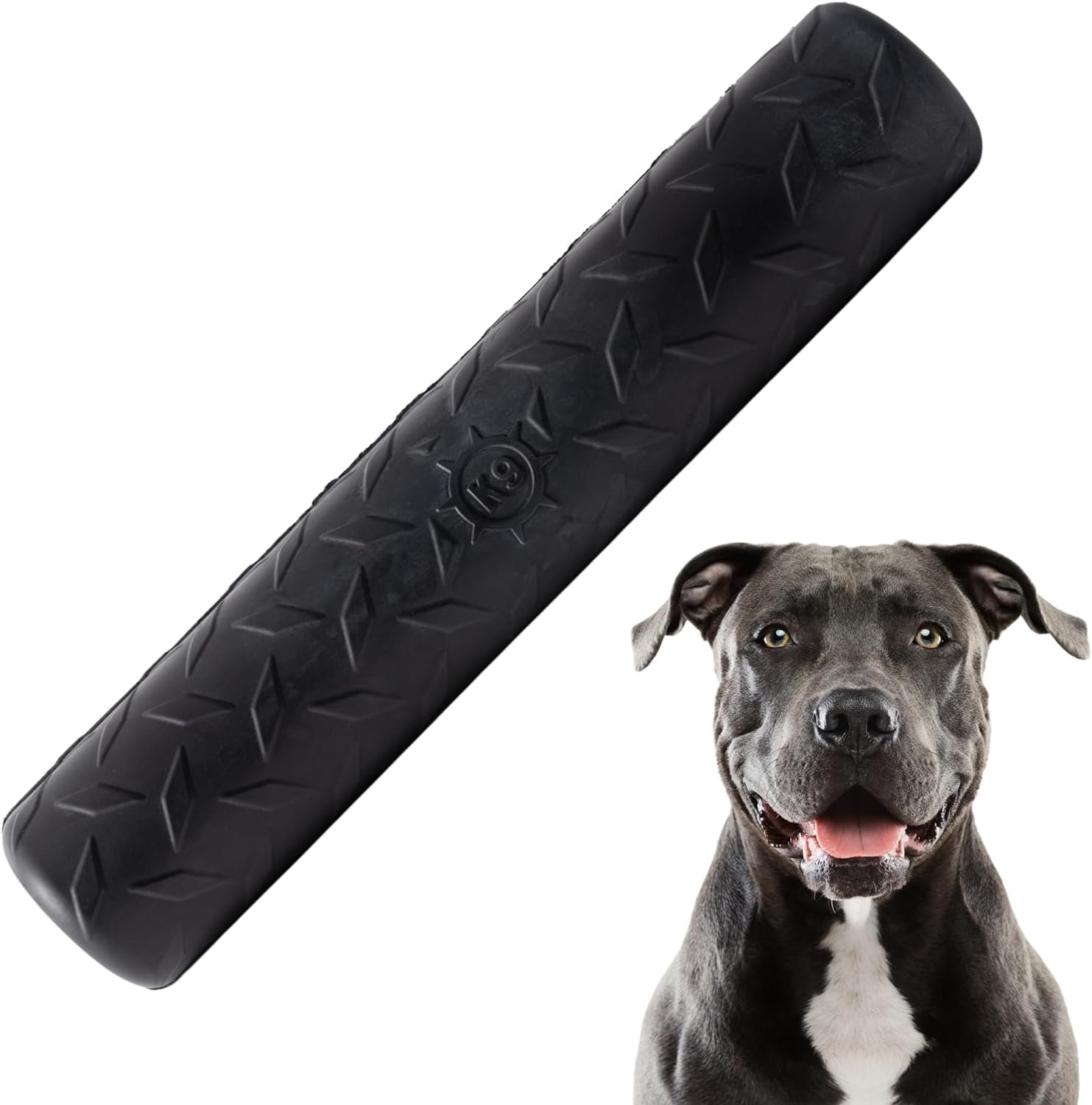 Monster K9 Indestructible Chew Stick - Lifetime Replacement - Medium & Large Breeds - Ultra Durable for Aggressive Chewers - Chew, Tug, & Fetch Dog Toy - Made in USA - 9in. x 1.75in. - Image 2