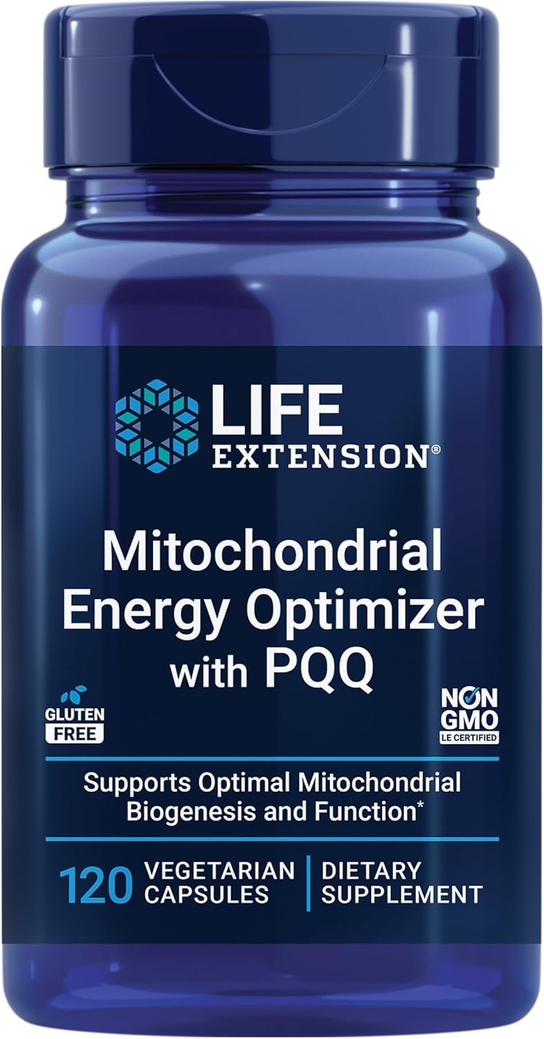 Life Extension Mitochondrial Energy Optimizer with PQQ – For Heart & Brain Health, Energy Management and Anti-Aging - Gluten-Free, Non-GMO, Vegetarian – 120 Capsules - Image 2