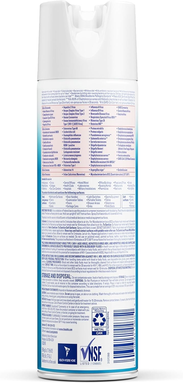 Lysol - RAC04675CT Professional Disinfectant Spray, Fresh, 228oz (12X19oz) - Image 4