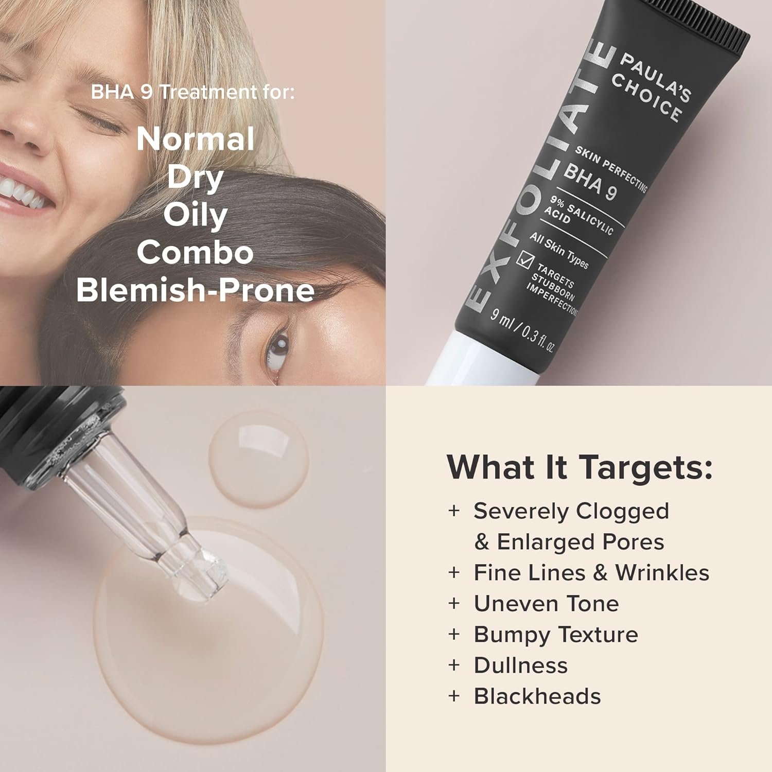 Paula's Choice Skin Perfecting BHA 9 Spot Treatment, 9% Salicylic Acid Exfoliant for Large Pores, 0.3 Ounce - Image 5