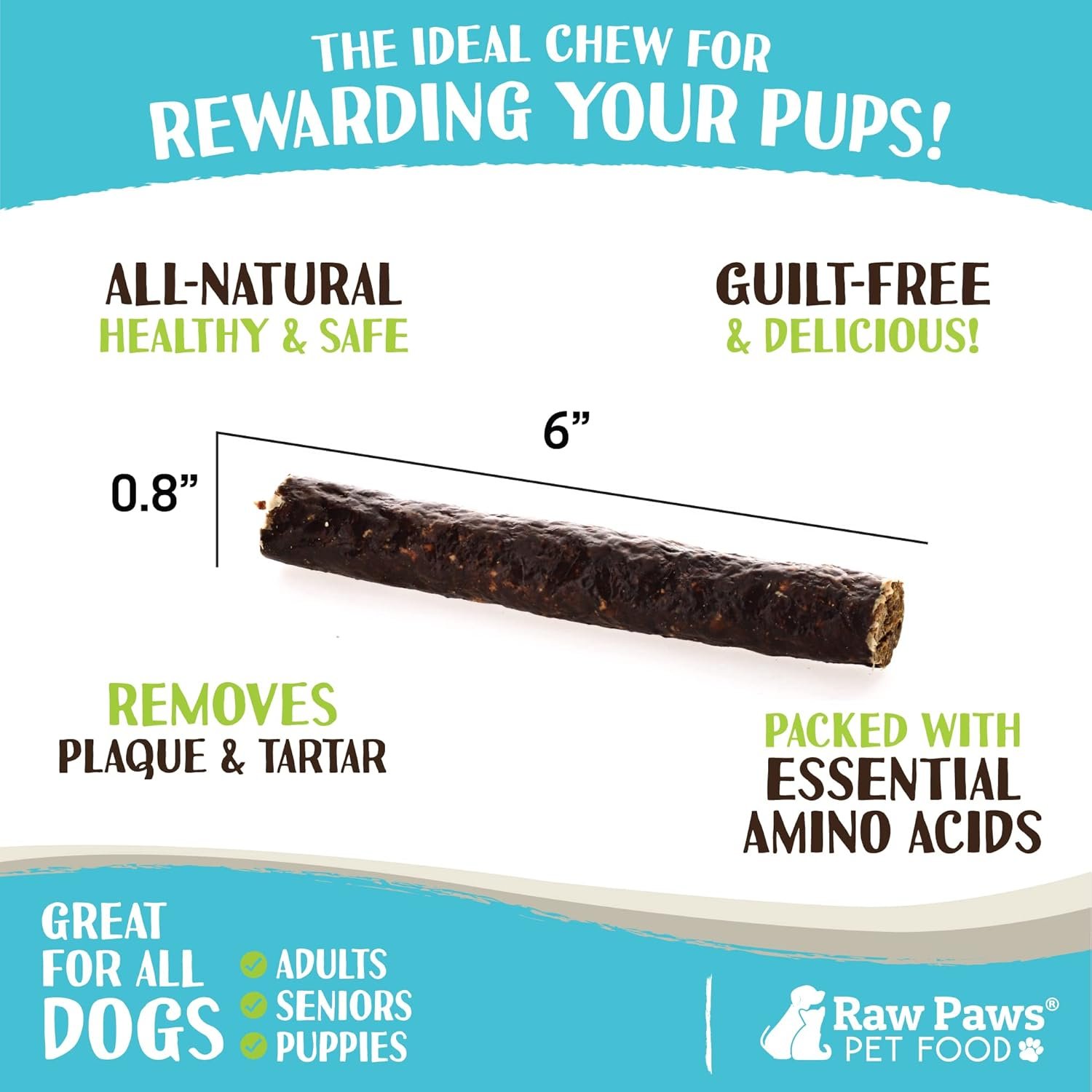 Raw Paws Wild-Caught Rabbit Treats for Dogs, 6-oz - Packed in USA - Rabbit Dog Treats - Corn, Soy & Grain Free Rabbit Bites Dog Treats - Real Rabbit Meat for Dogs - Rabbit Training Treats for Puppies - Image 4