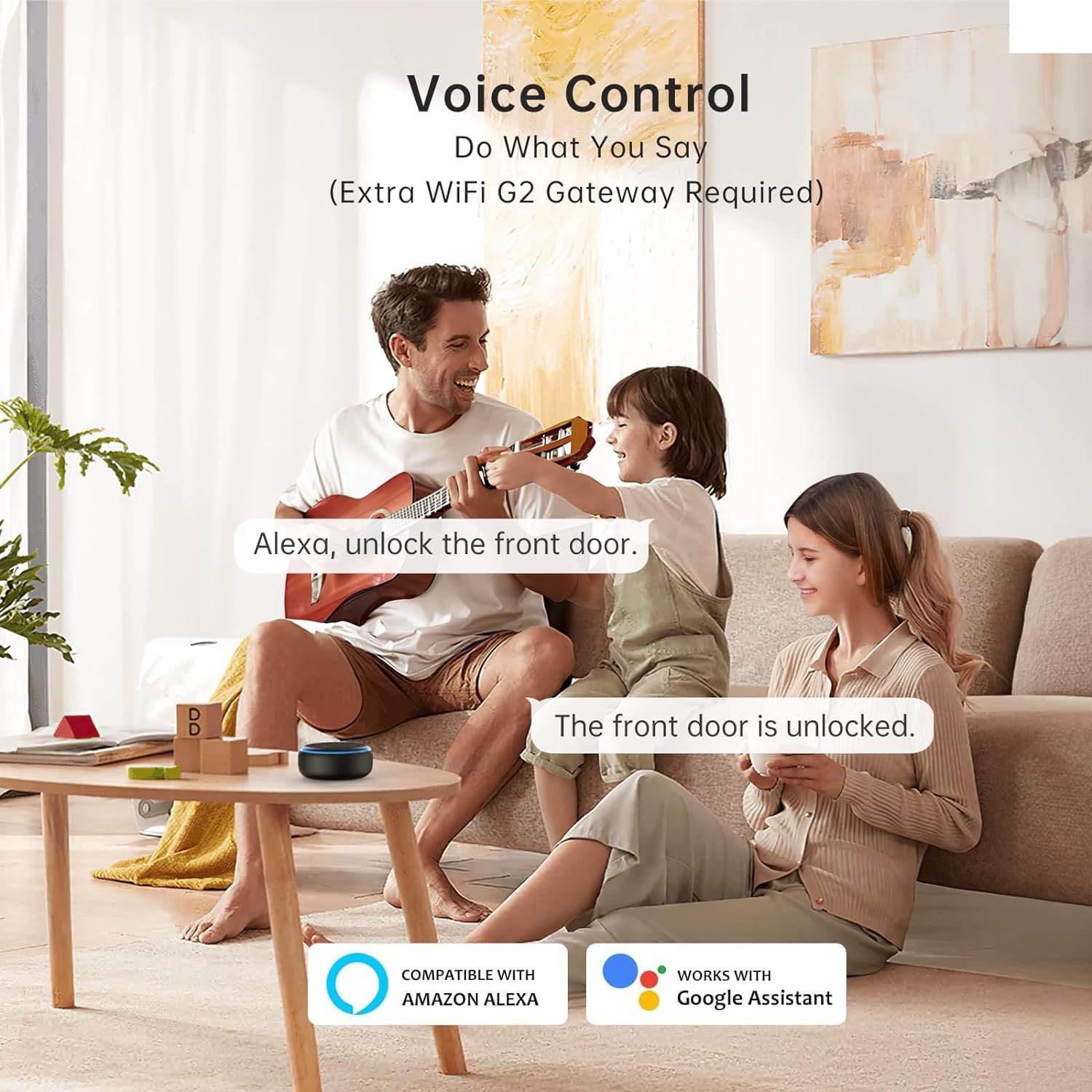 Smart Deadbolt, SMONET Fingerprint Electronic Deadbolt Door Lock with Keypad-Bluetooth Keyless Entry Keypad Smart Deadbolt App Control, Ekeys Sharing, App Monitoring Auto Lock for Homes and Hotel - Image 5