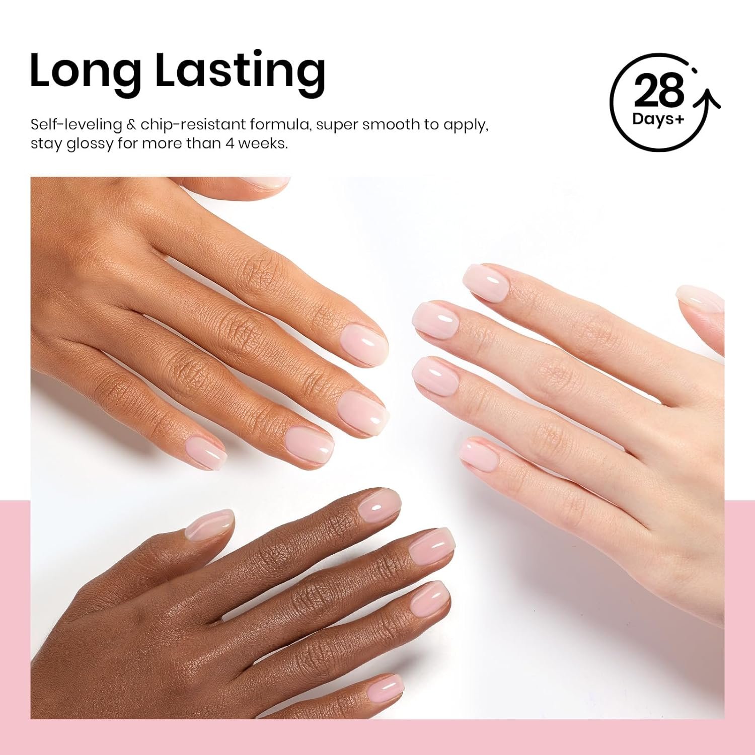 Beetles Neutral Gel Nail Polish 15ml Nude Pink Polish Set Pink Jelly Soak Off U V LED Nail Lamp Translucent Nail Art Gel - Image 7