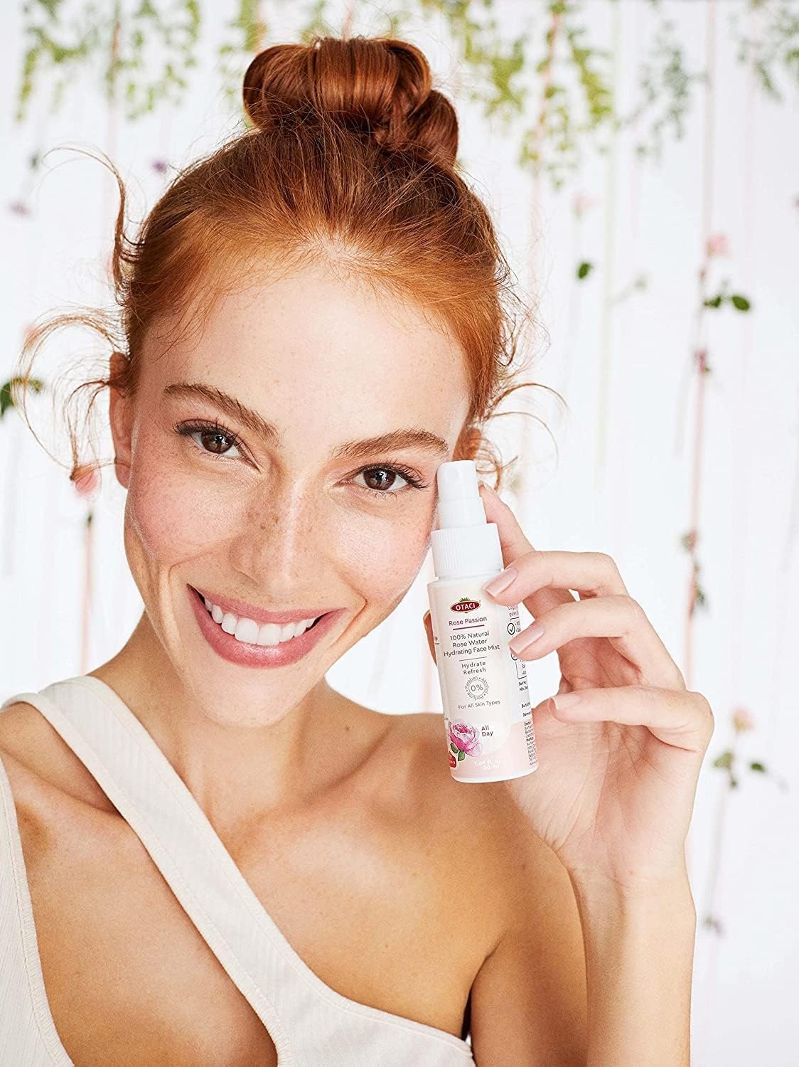 Otaci Rose Passion 100% Natural Rose Water Hydrating Face Mist, Spray Rosewater Face Mist Facial Hydrating Natural Skin - Travel Size - Image 6