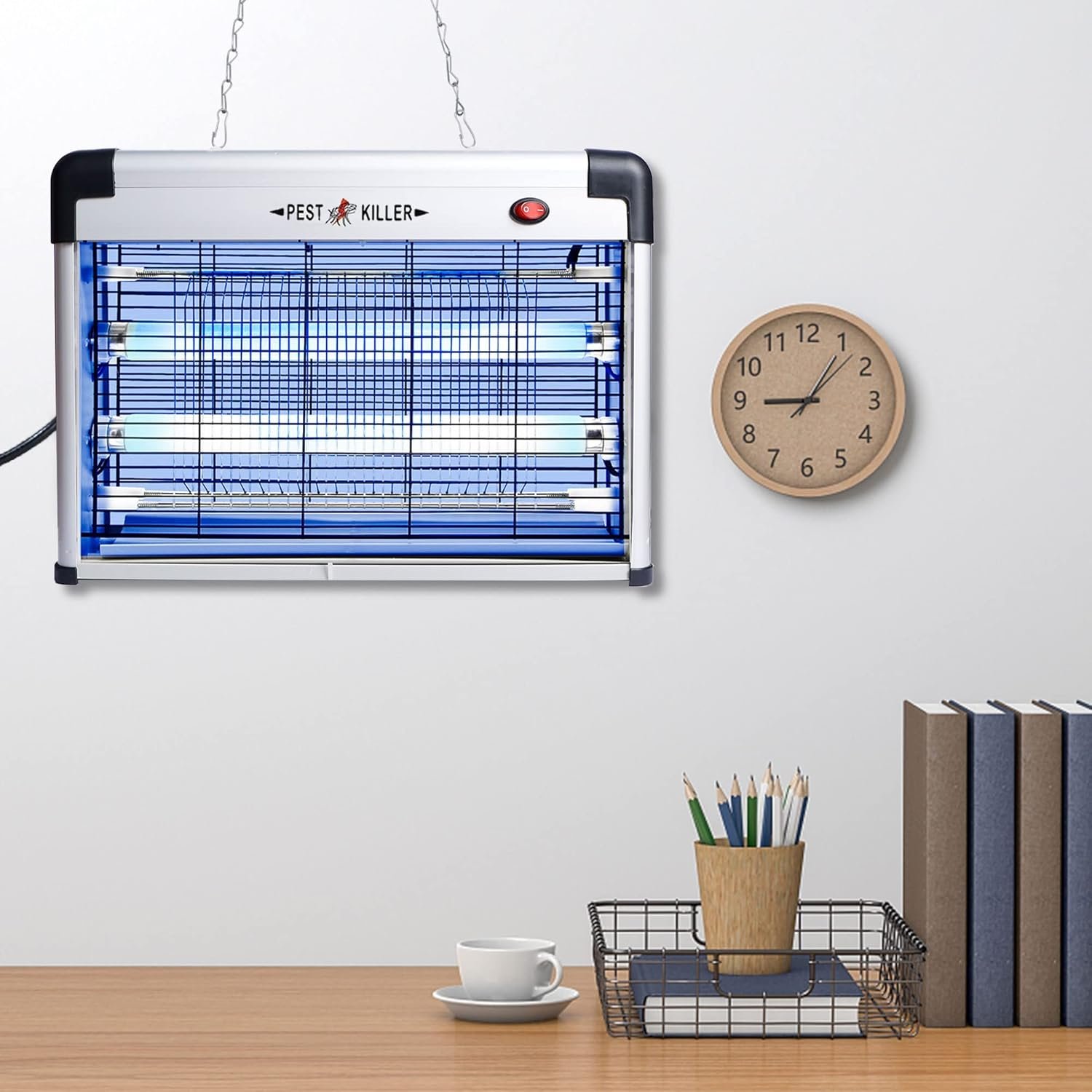 Electric Bug Zapper, Indoor Mosquito Killer with 20W Lamps 2800V Grid, Plug-in Hanging Insect Trap for Mosquito, Moth, Fly Killer Indoor Use - Image 5