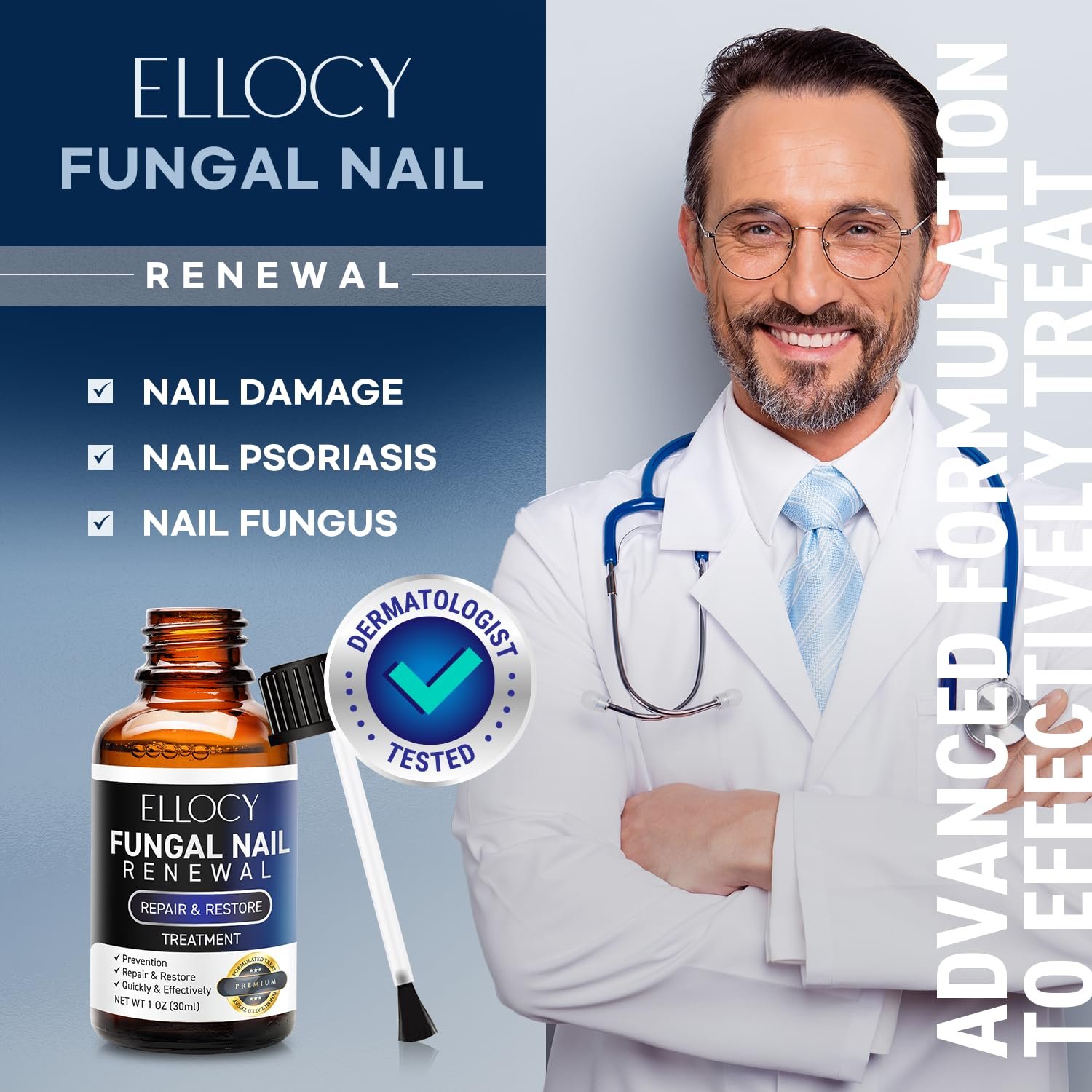 Toenail Fungus Treatment Extra Strength: Repair Damaged Toenail and Fingernail Fungus Treatment - Nail Repair Liquid 30ml - Image 7