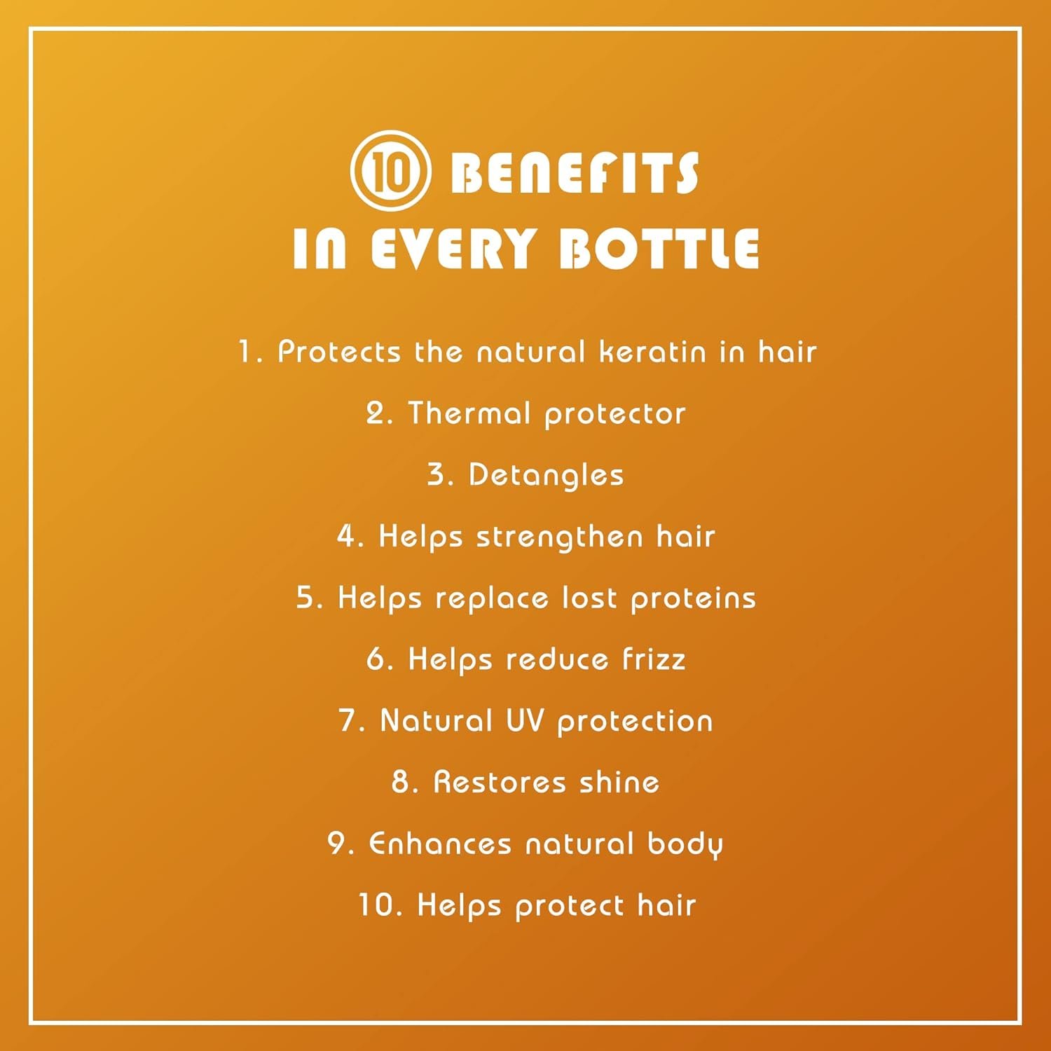 It's a 10 Haircare Miracle Leave-In Plus Keratin Spray, 4 fl. oz. (Pack of 4) - Image 3