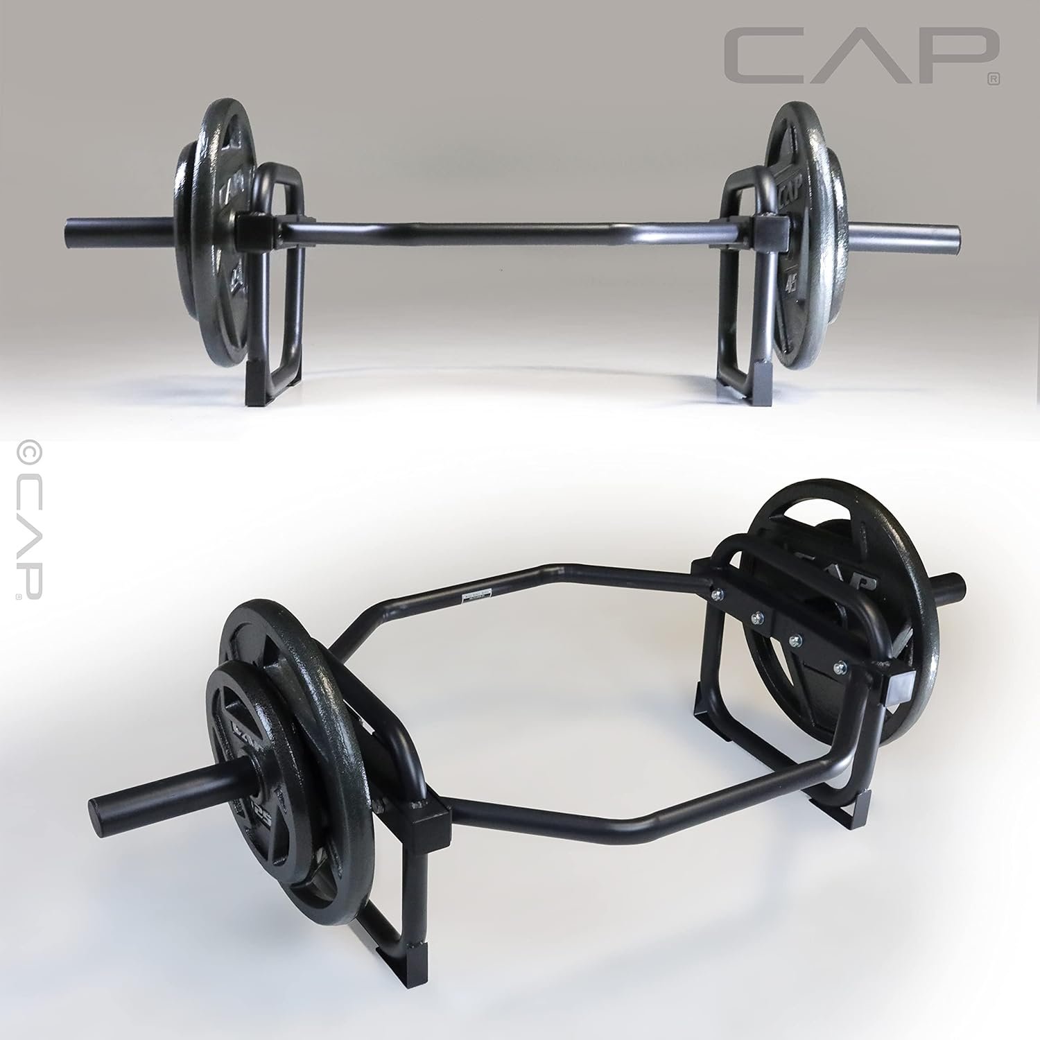CAP Barbell Olympic Trap Bar, Hex Bar, Shrug Bar, Deadlift Bar - Image 9