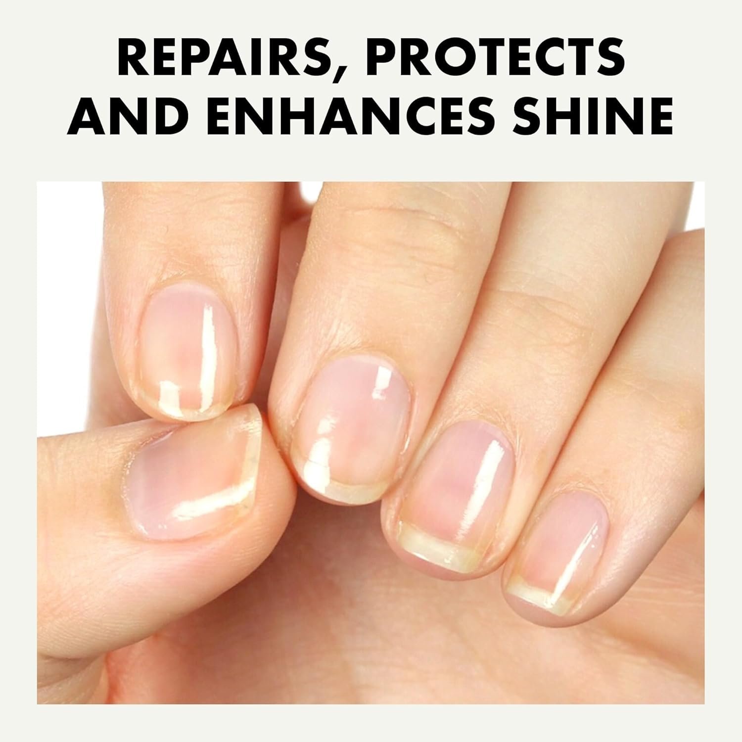 Nail Strengthener for Damaged Nails, Clear Nail Polish & Nail Hardener for Nail Care, Nail Repair & Nail Growth - Enhances Nail Shine & Strength, Helps to Reduce Cracks & Splitting in Nails 0.24 Fl Oz - Image 4