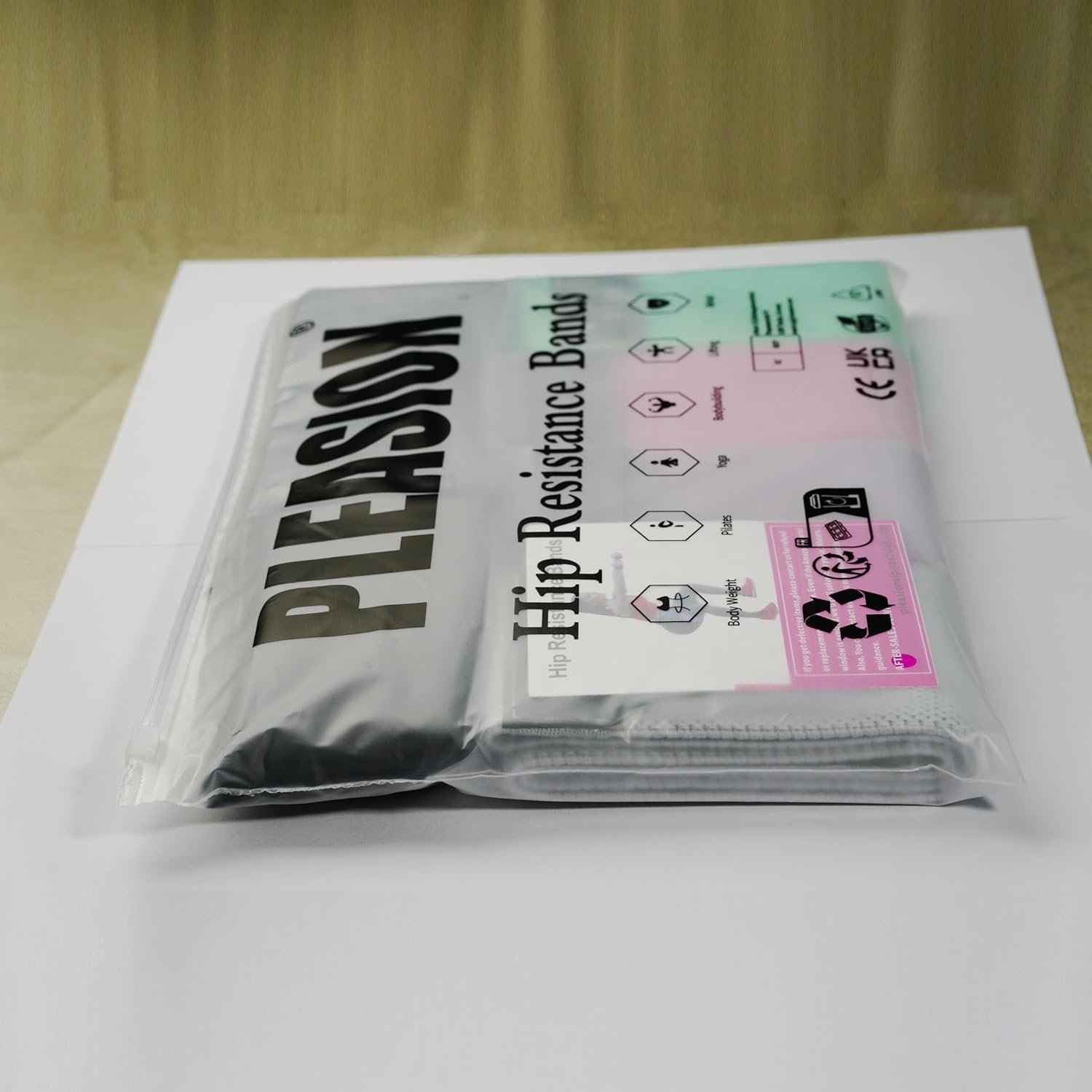 Fabric Resistance Bands for Working Out, 5 Levels Booty Bands for Women Men, Cloth Workout Bands Resistance Loop Exercise Bands for Legs Butt at Home Fitness, Yoga, Pilates - Image 11