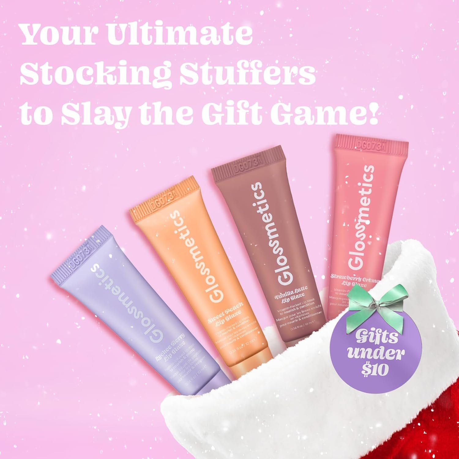 Glossmetics Lychee Berry Lip Glaze - Overnight Lip Mask for Dry Lips. Fruit Butter Lip Mask, Hydrating and Moisturizing Lip Balm for Soft, Smooth Lips. Clear, 10ml - Image 3