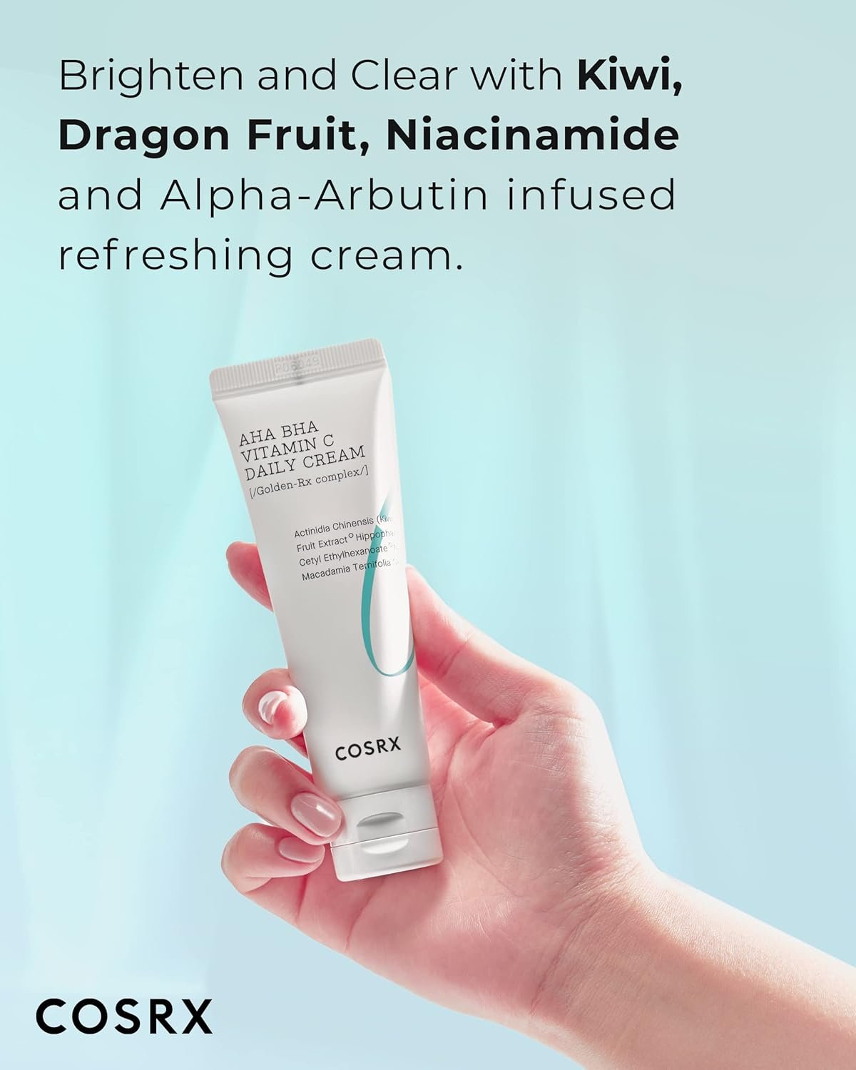 COSRX AHA BHA VITAMIN C Daily Cream 1.69 fl. oz 50 ml, Face Cream, Brighten, Anti Aging, Plumping Skin, Natural, Fruit, Korean Skin Care - Image 3