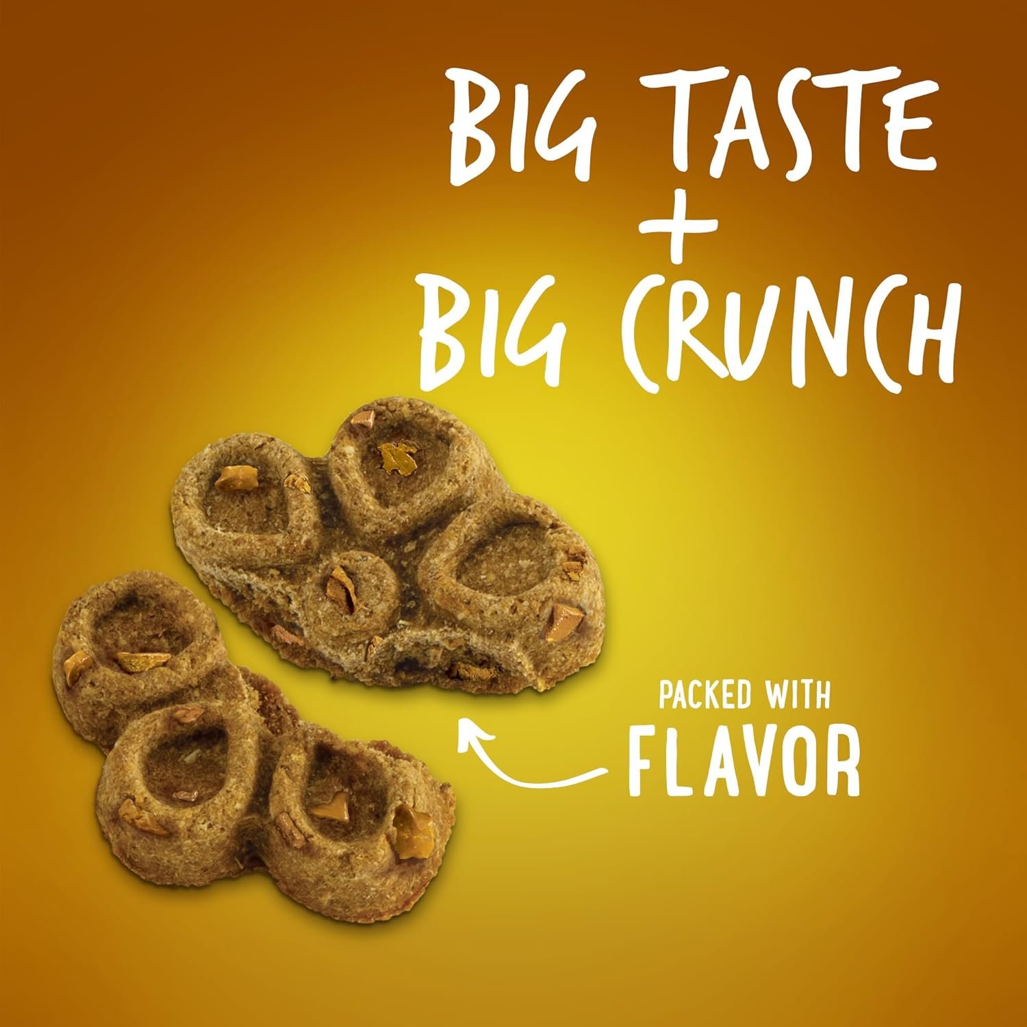 Fruitables Biggies Dog Biscuits – Crunchy Dog Biscuits Made with Pumpkin – Healthy Dog Treats Packed with Real Fruit Flavor – Free of Wheat, Corn and Soy – Peanut Butter & Banana – 16 oz - Image 7