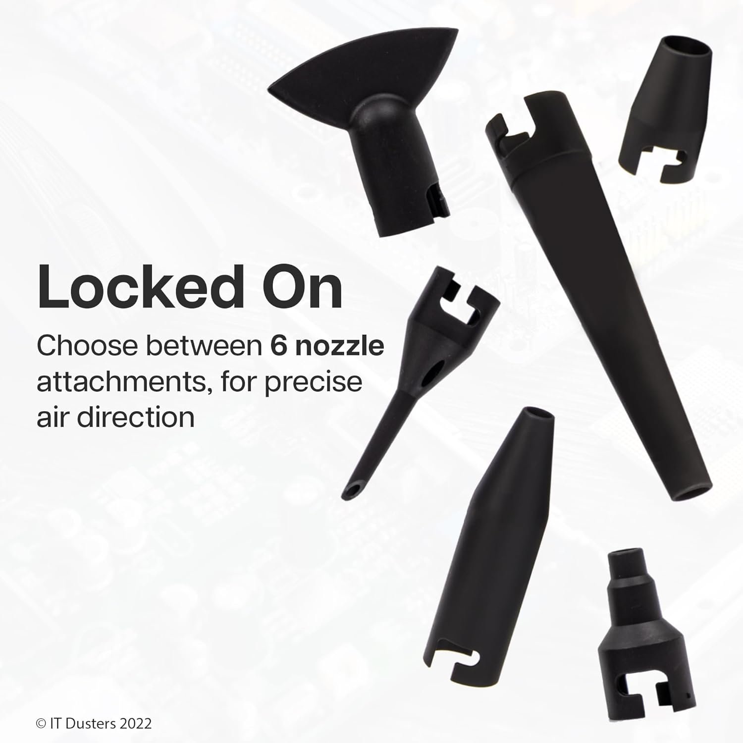 IT Dusters AirTec Ultra Electric Air Duster Blower for PC, Laptop, Console, Electronics and Home Cleaning, Environmental Alternative to Spray air can Duster Keyboard Cleaner (Type 3) - Image 7