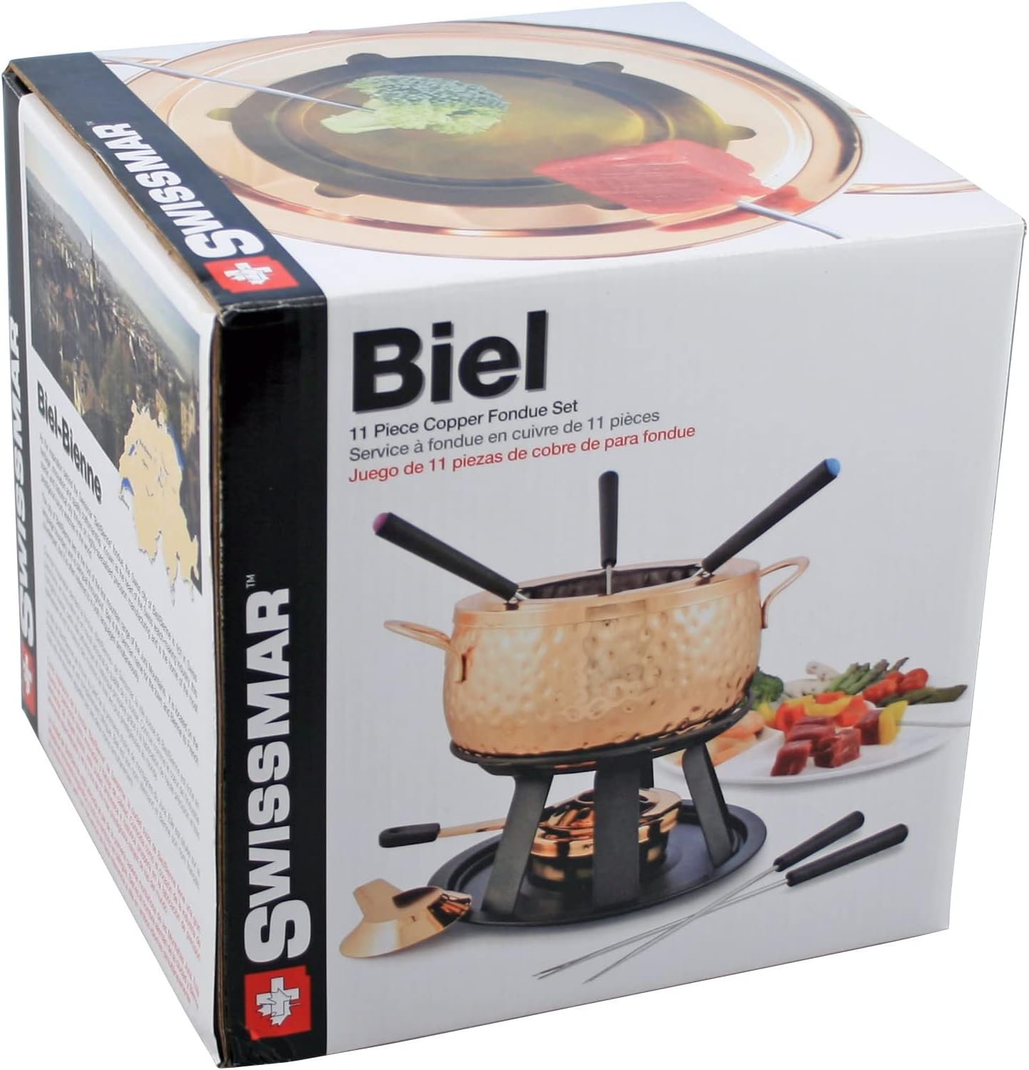 Swissmar F66915 11-Piece Biel Meat Fondue Set, Copper - Image 5