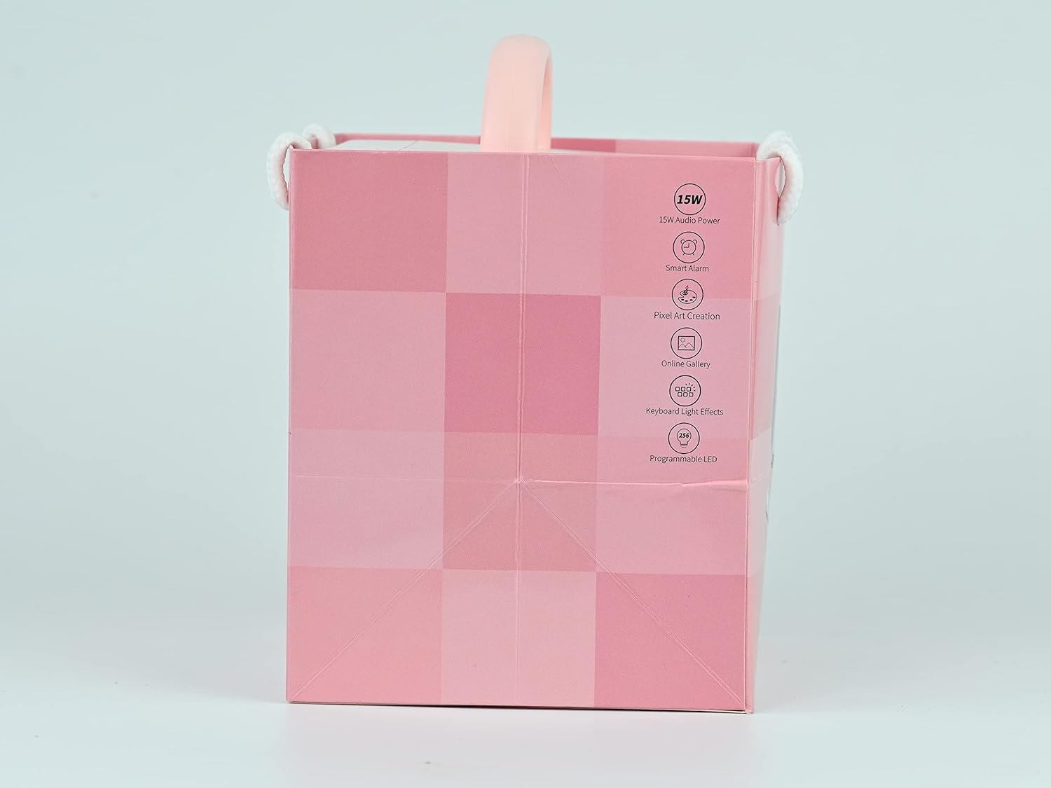 Divoom Ditoo Retro Pixel Art Game Bluetooth Speaker with 16X16 LED App Controlled Front Screen (Pink) - Image 8