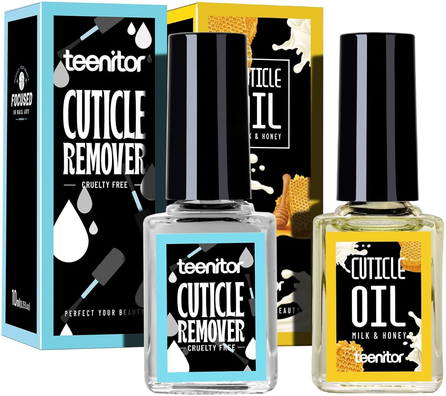 Teenitor Cuticle Care kit with Cuticle Remover and Cuticle Oil, Cuticle Softner and Cuticle Revitalizing Oil, Cuticle Remover Oil - Image 2