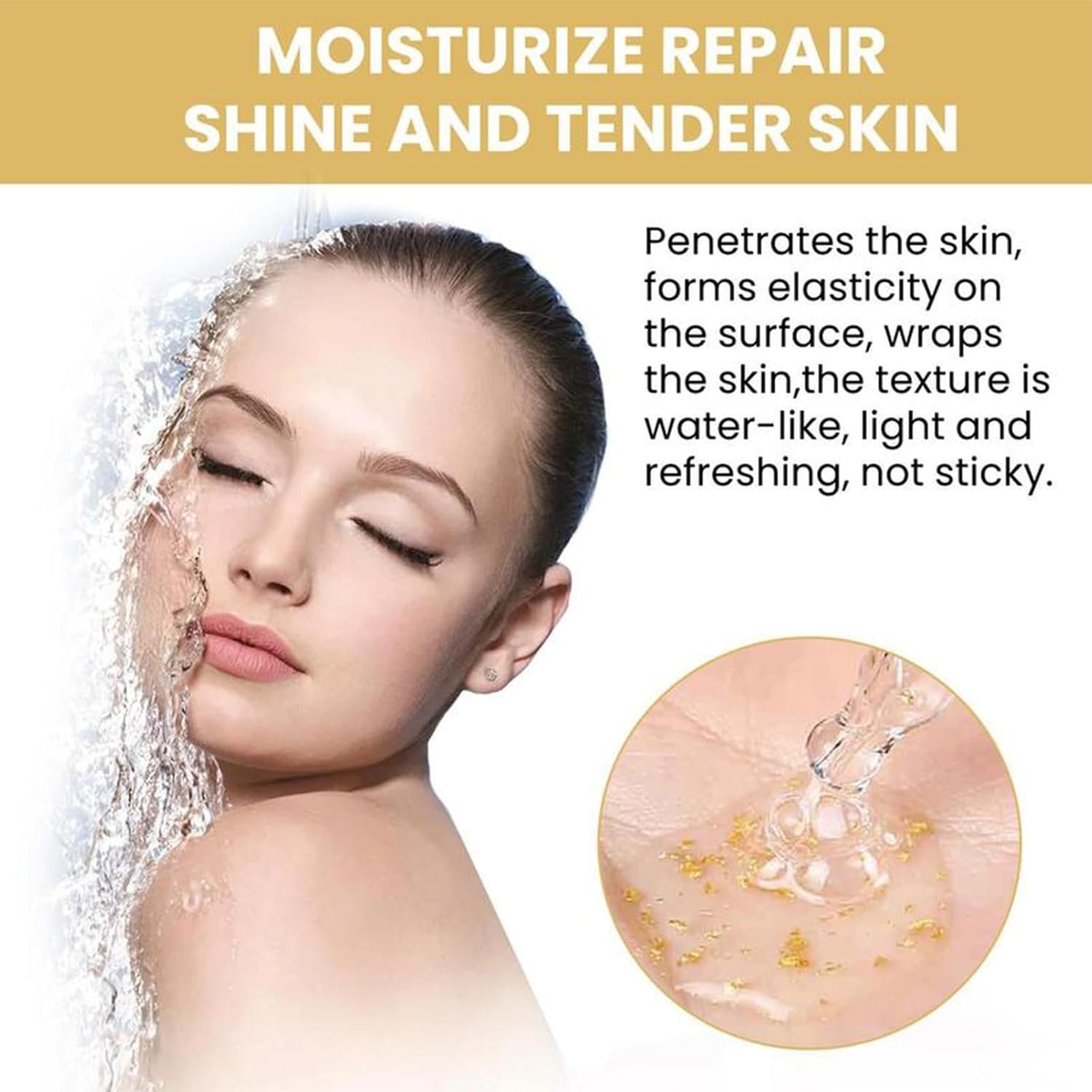 Snail Mucin Serum Moisturizer, Snail Mucin Essence, Face Moisturizer for Women with Hyaluronic Acid Serum, Niacinamide Serum, Ginseng Extract, Facial Serum for Hydrating, Anti-Wrinkle - Image 4