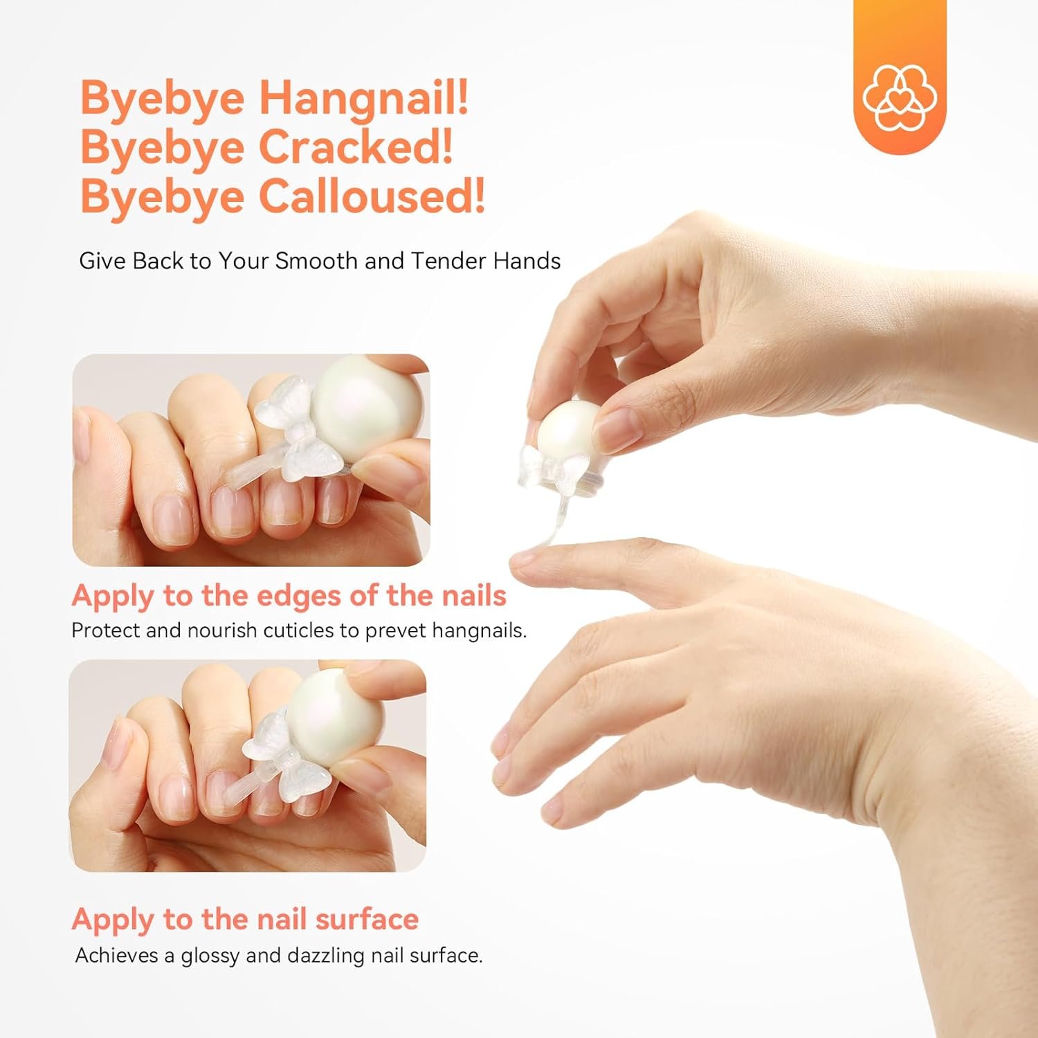 SAVILAND 3PCS Cuticle Oil Set, Nail Cuticle Protector Grapeseed Oil Nail Strengthener Oil for Thin Nails Growth Nail Hardener for Smoothing Nourishing - Image 6