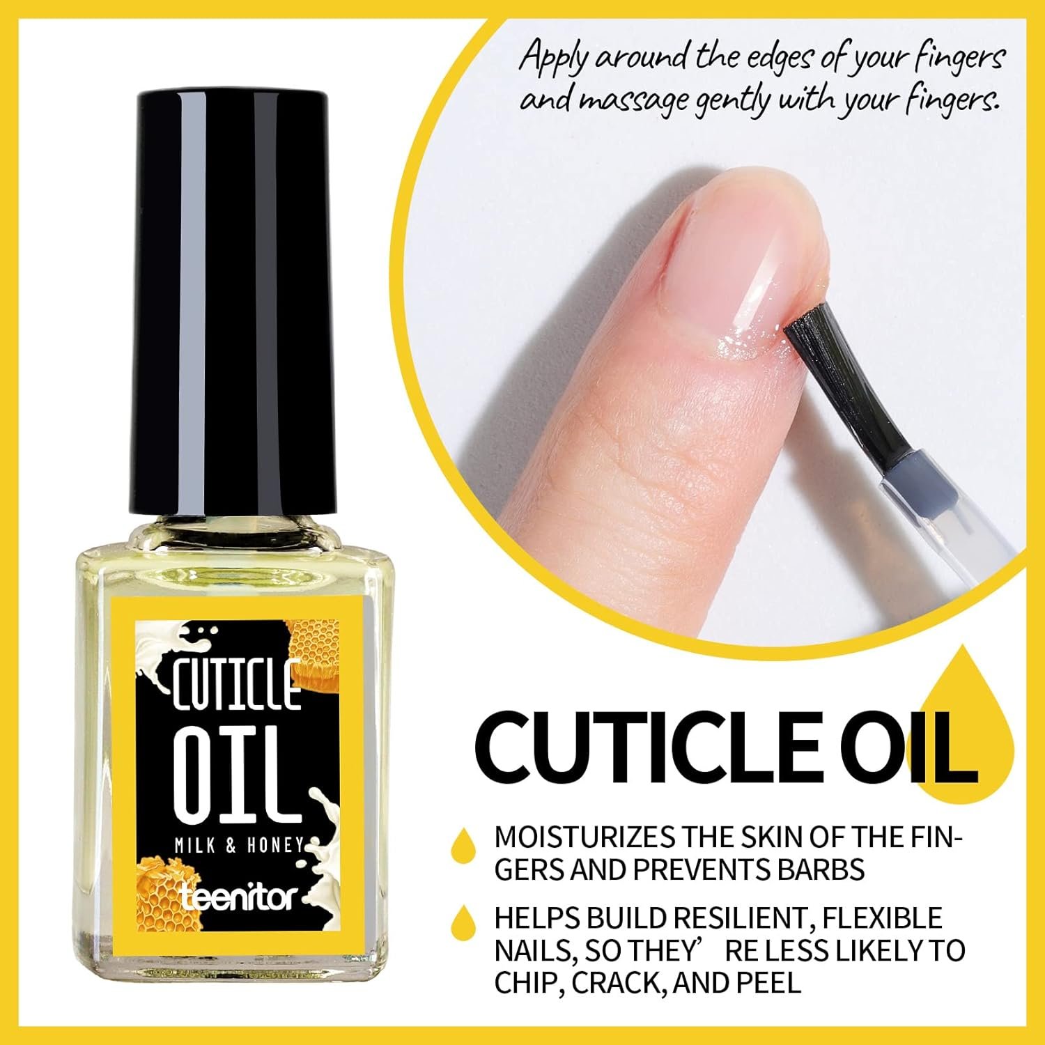 Teenitor Cuticle Care kit with Cuticle Remover and Cuticle Oil, Cuticle Softner and Cuticle Revitalizing Oil, Cuticle Remover Oil - Image 7