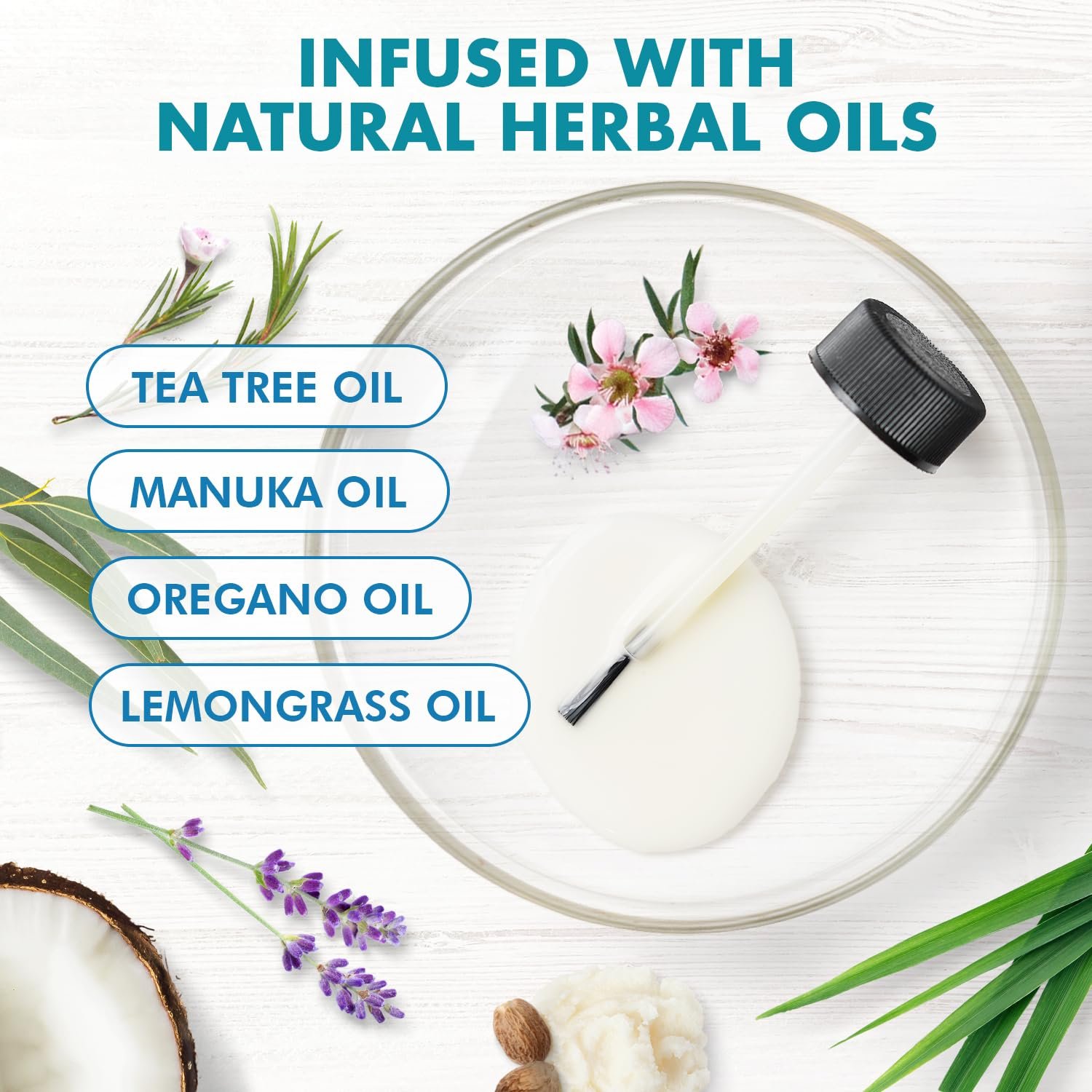 Ebanel Athlete's Foot Fungus Treatment Extra Strength, Antifungal Cream with Miconazole, Undecylenic Acid, Tea Tree Oil, Treats Skin Fungus Leading to Toenail Fungus, Promotes Healthy New Nail Growth - Image 5