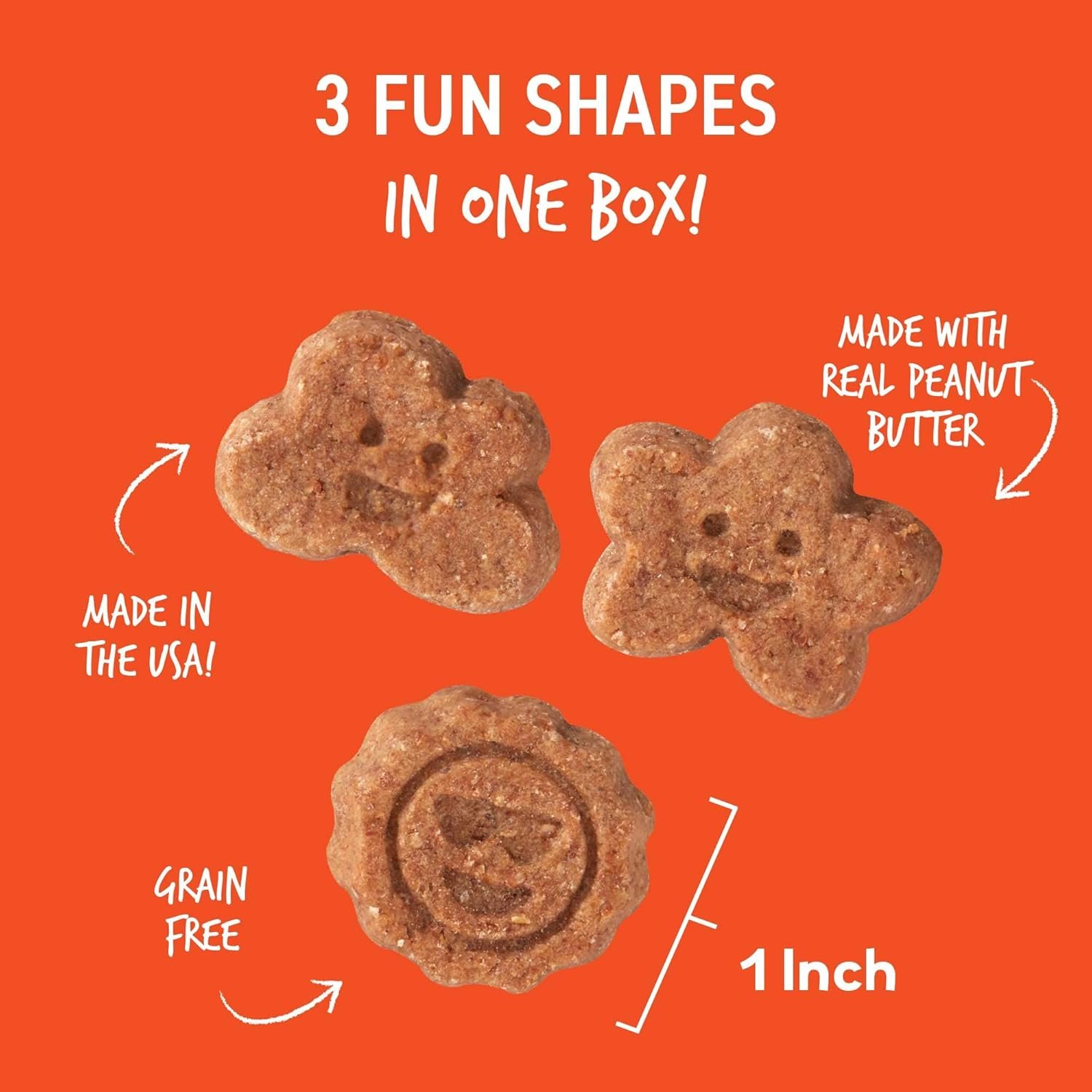 Cloud Star Corp, Wag More Bark Less Soft & Chewy Grain Free Peanut Butter & Apples Dog Treats - Image 5