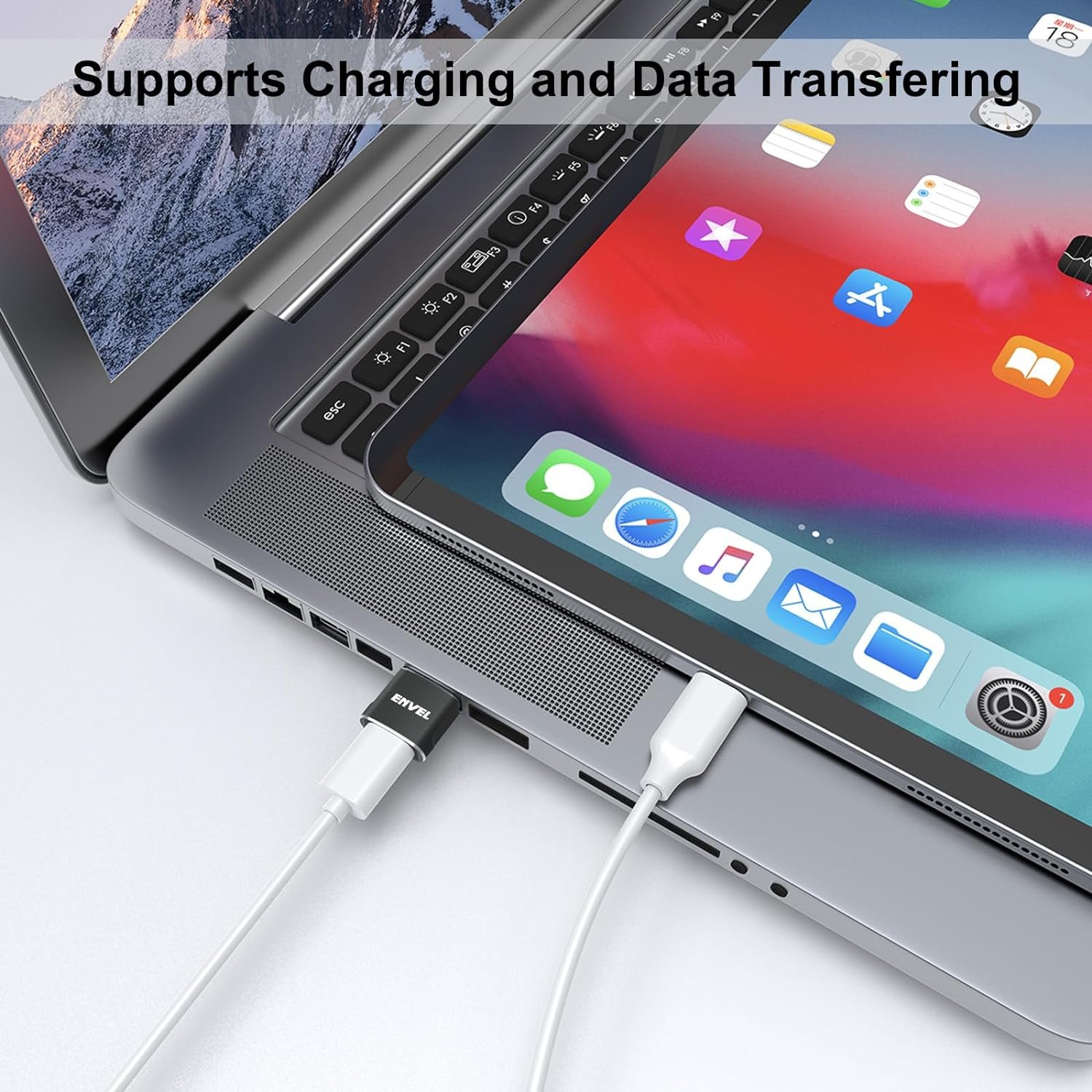 ENVEL USB C to USB Adapter, 4 Pack USB 3.0 to USB C Adapter, OTG Converter for Desktop Laptop Projector Charger Compatible with Apple iWatch iPhone 11 12 13 14 15 Galaxy S23 S22 iPad Air 4 5 Mini 6 - Image 4