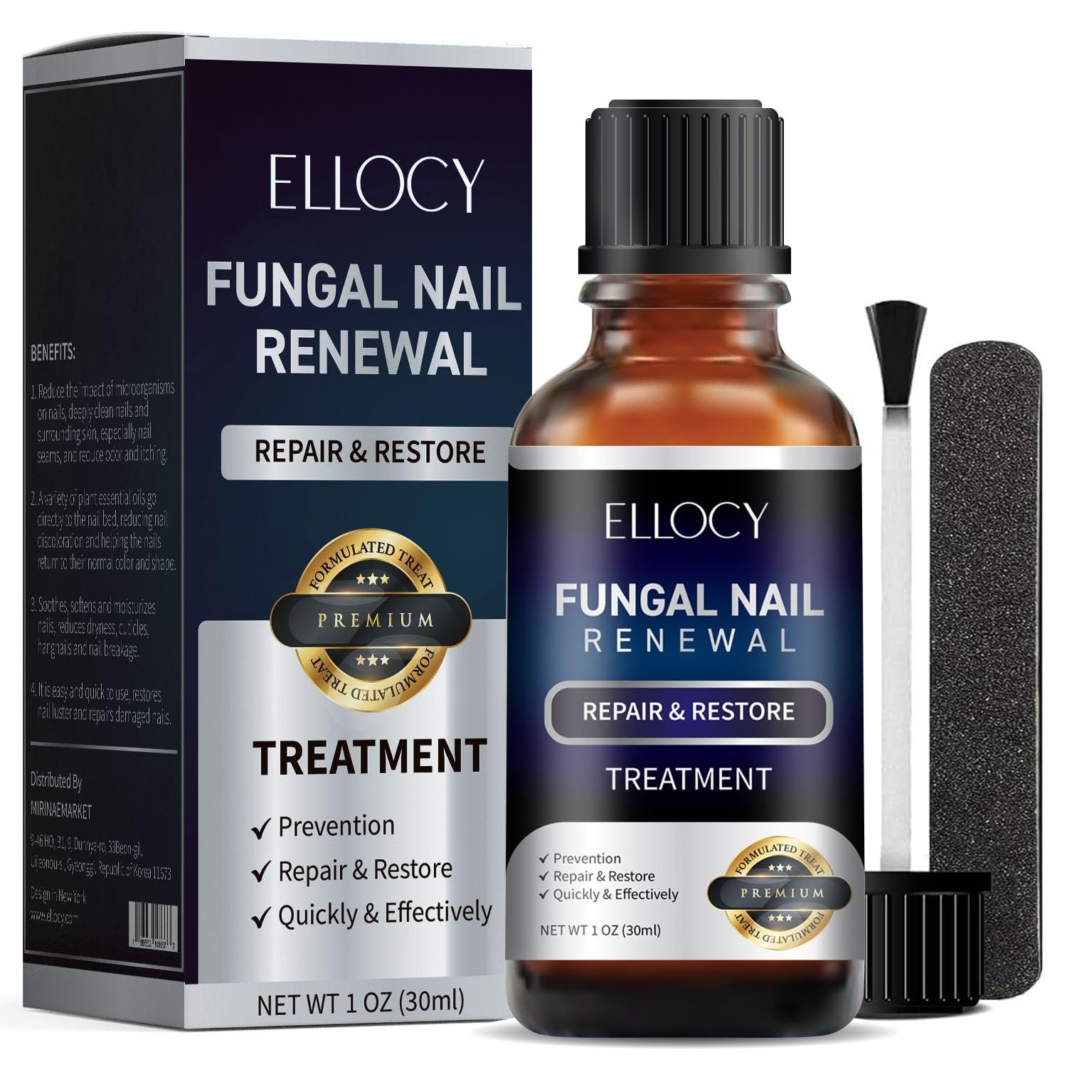 Toenail Fungus Treatment Extra Strength: Repair Damaged Toenail and Fingernail Fungus Treatment - Nail Repair Liquid 30ml - Image 2