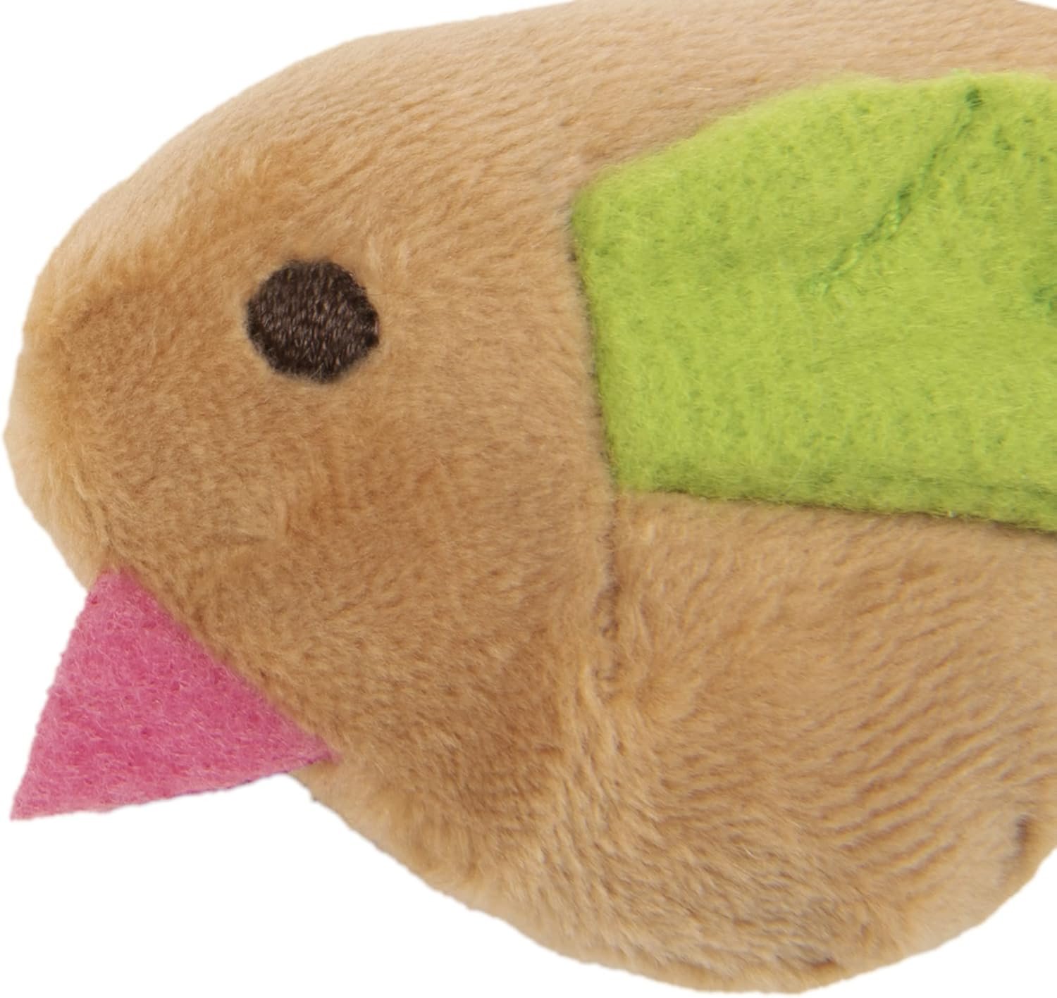 SmartyKat Chickadee Chirp Electronic Sound Cat Toy, Contains Catnip, Battery Powered - Light Brown, One Size - Image 4