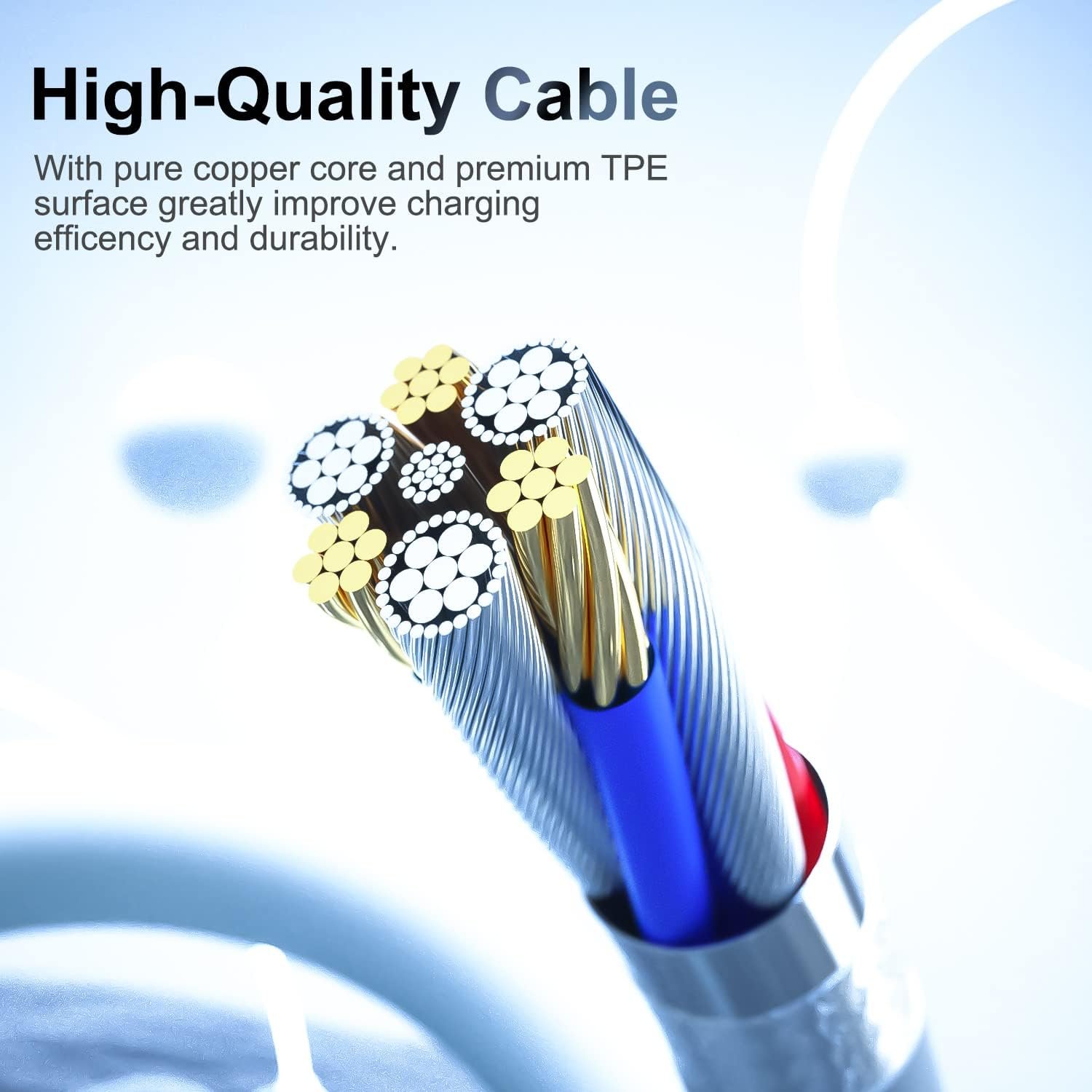 iPhone Charger Apple MFi Certified Lightning Cable 6FT Fast Charging Cord Compatible with iPhone 14 13 12 11 Pro Max XR XS X 8 7 Plus 6S / iPad/Carplay (3 Pack) - Image 8