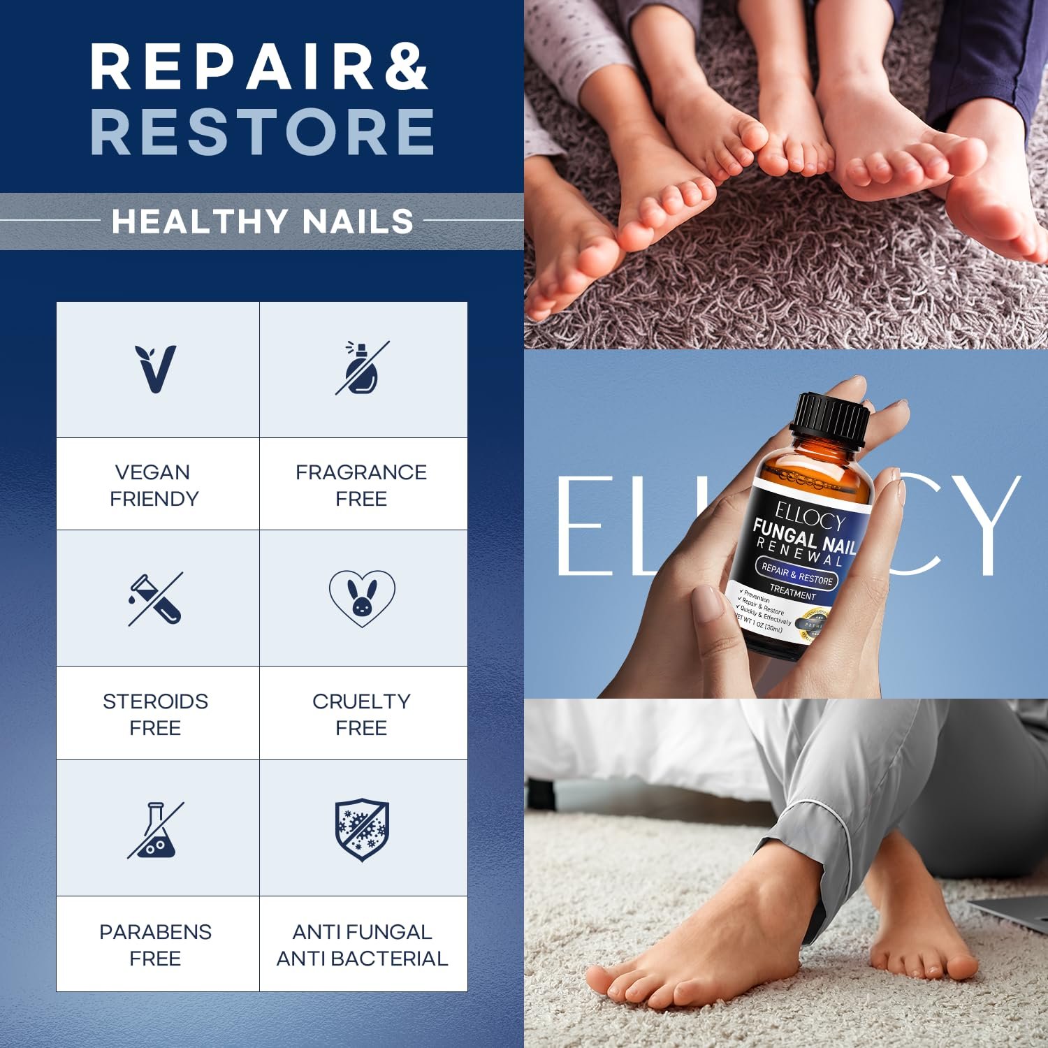 Toenail Fungus Treatment Extra Strength: Repair Damaged Toenail and Fingernail Fungus Treatment - Nail Repair Liquid 30ml - Image 4