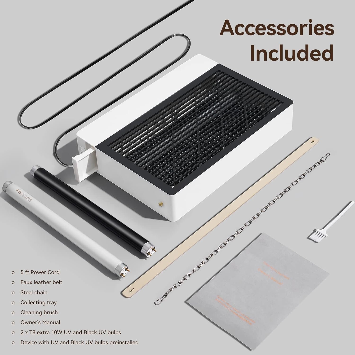 Quiet Hybrid Spectrum 20W Bug Zapper Fruit Fly Traps for Indoors Mosquito Zapper Electric Fly Zapper for Home Mosquito Repellent Moth Light Gnat Insect Killer with 2 Replacement Bulbs - Image 7