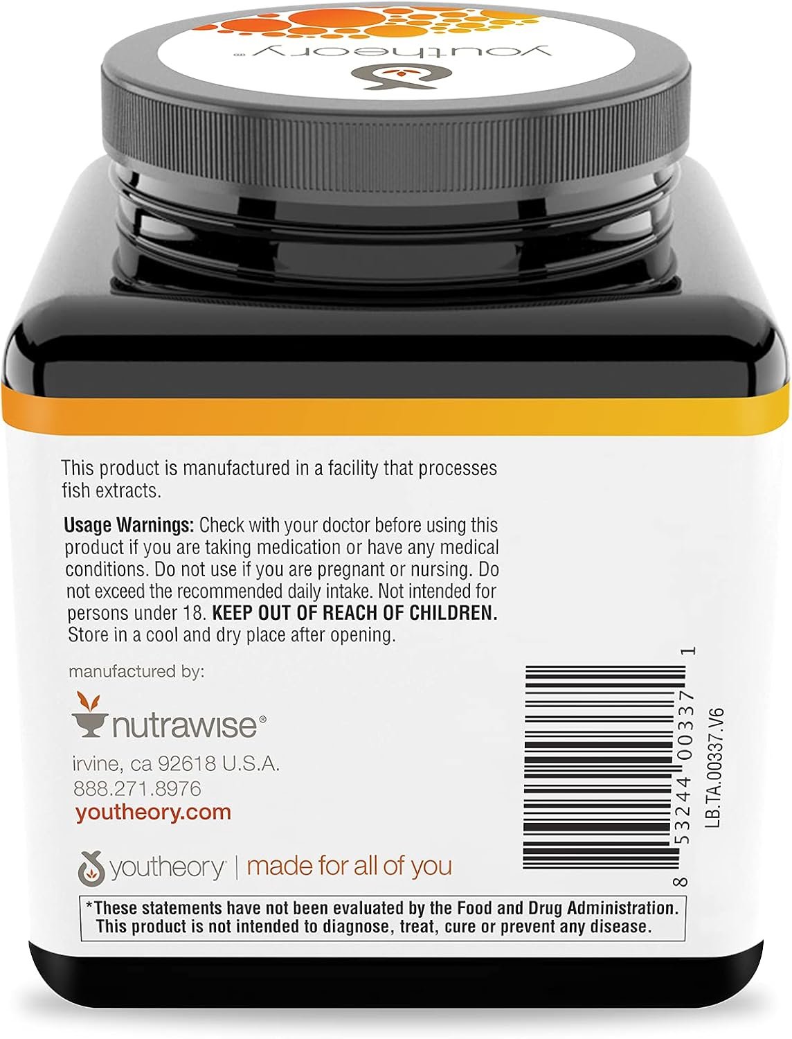 Youtheory Turmeric Advanced - 450 mg Turmeric Supplement - with 15 mg Black Pepper & 300 mg Olive Leaf Extract - Curcumin Joint Support* - Soy, Dairy & Gluten Free - 120 Vegetarian Tablets - Image 4