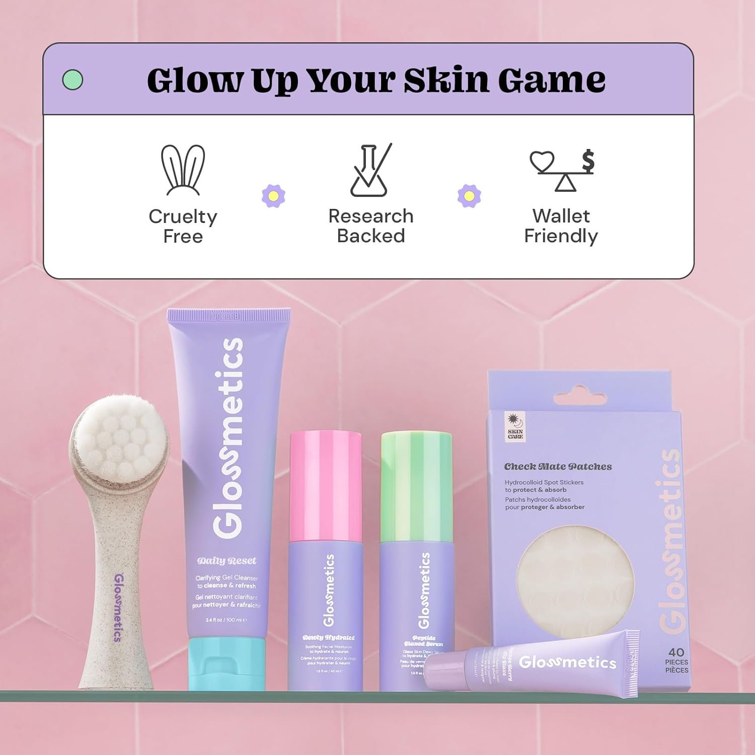 Glossmetics Lychee Berry Lip Glaze - Overnight Lip Mask for Dry Lips. Fruit Butter Lip Mask, Hydrating and Moisturizing Lip Balm for Soft, Smooth Lips. Clear, 10ml - Image 8