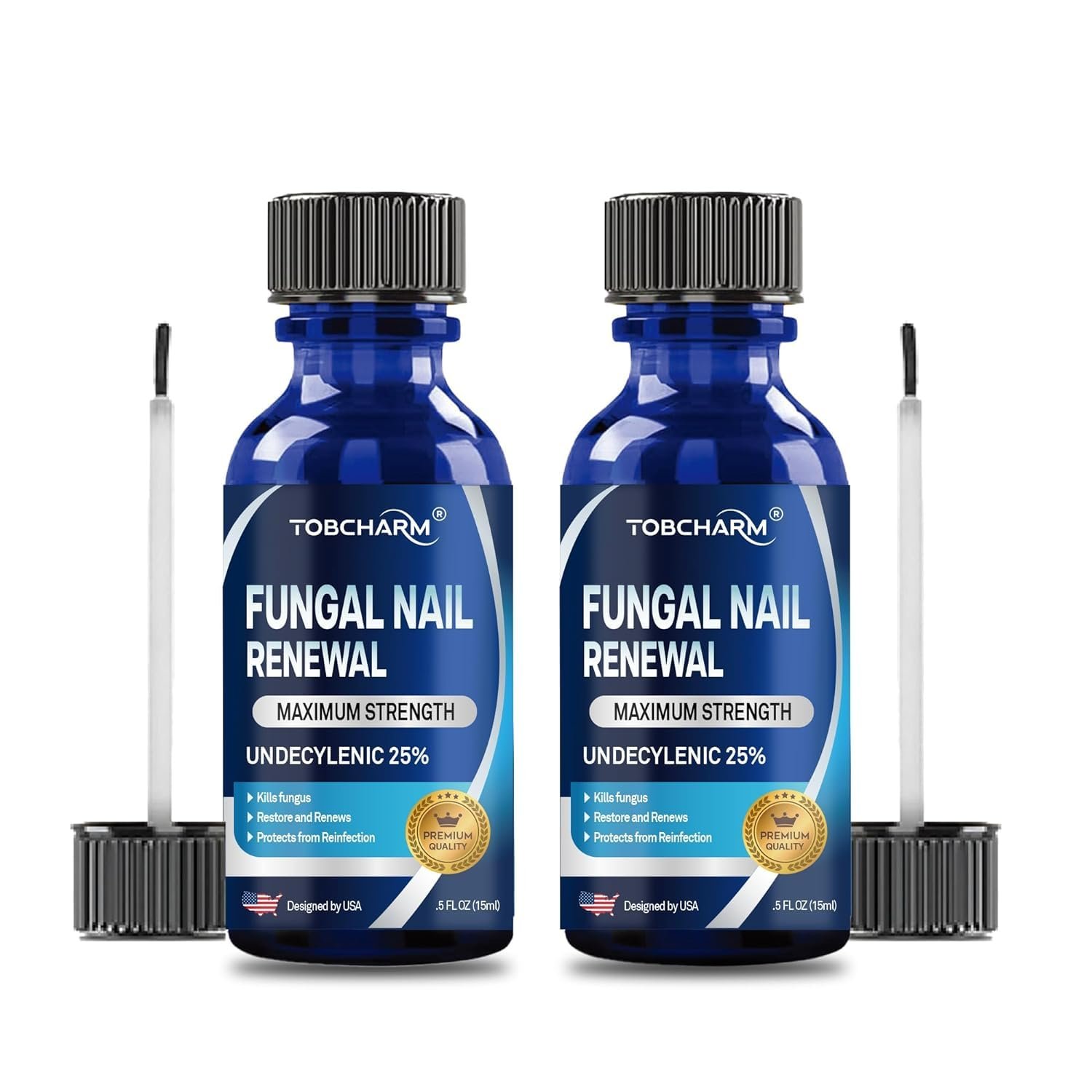 Toenail Fungus Treatment For Toenail & Finernails, 25% Undecylenic acid, Toe Nail Fungus Treatment Extra Strength, Tea Tree Oil for Tonail Fungus Treatment - Image 2